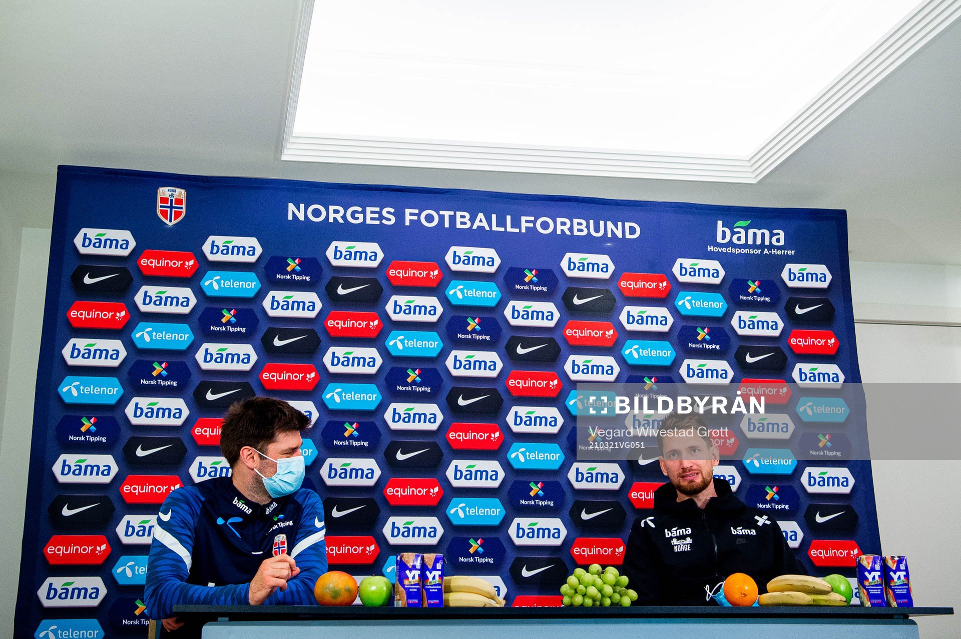 Morten Morisbak Skjønsberg, press officer, and Stefan