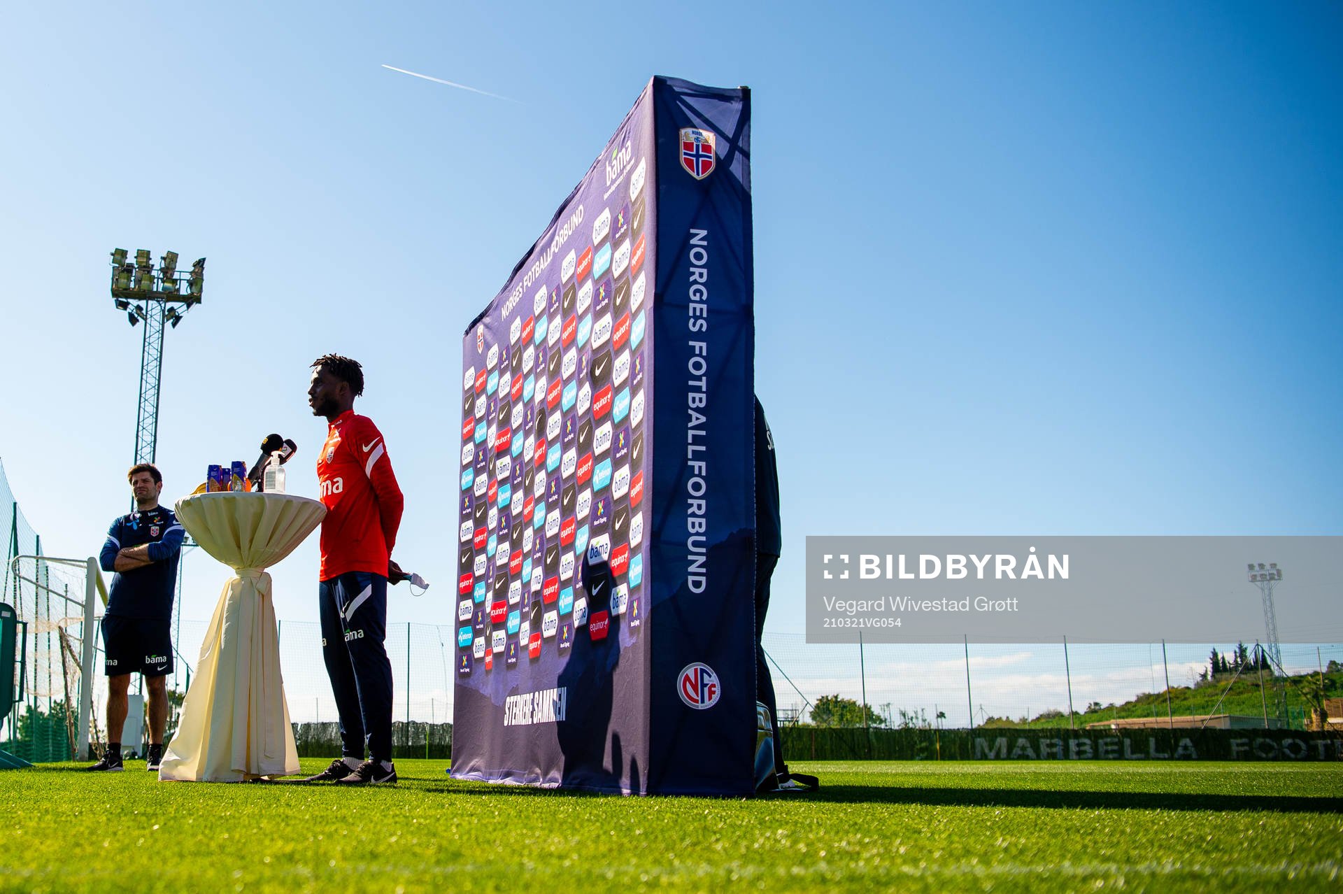 Tokmac Nguen of the Norwegian national football team talks
