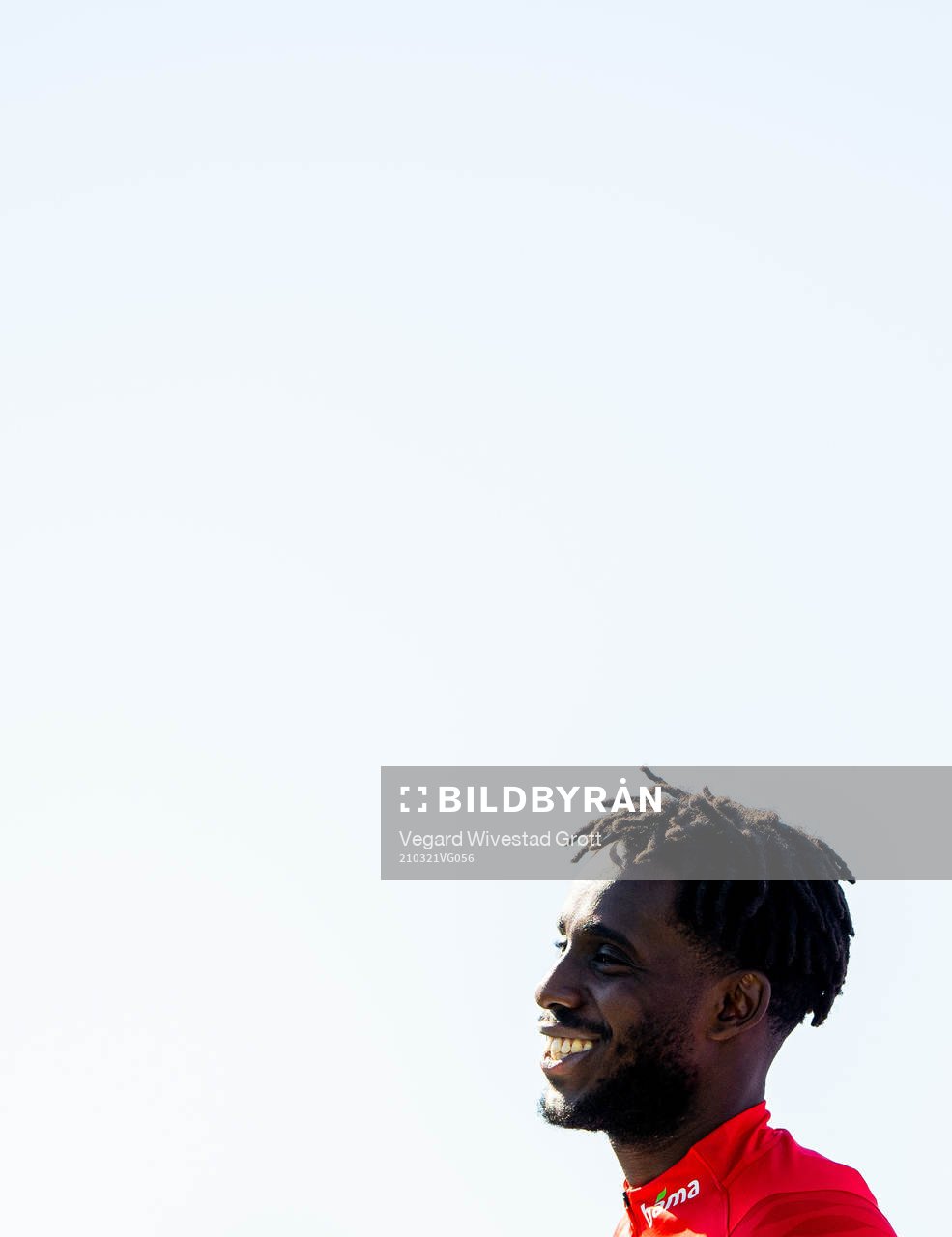 Tokmac Nguen of the Norwegian national football team talks