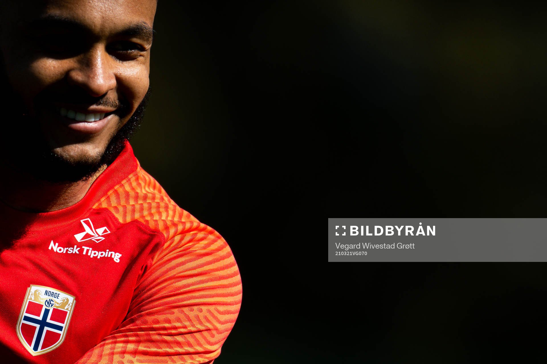 Joshua King of the Norwegian national football team