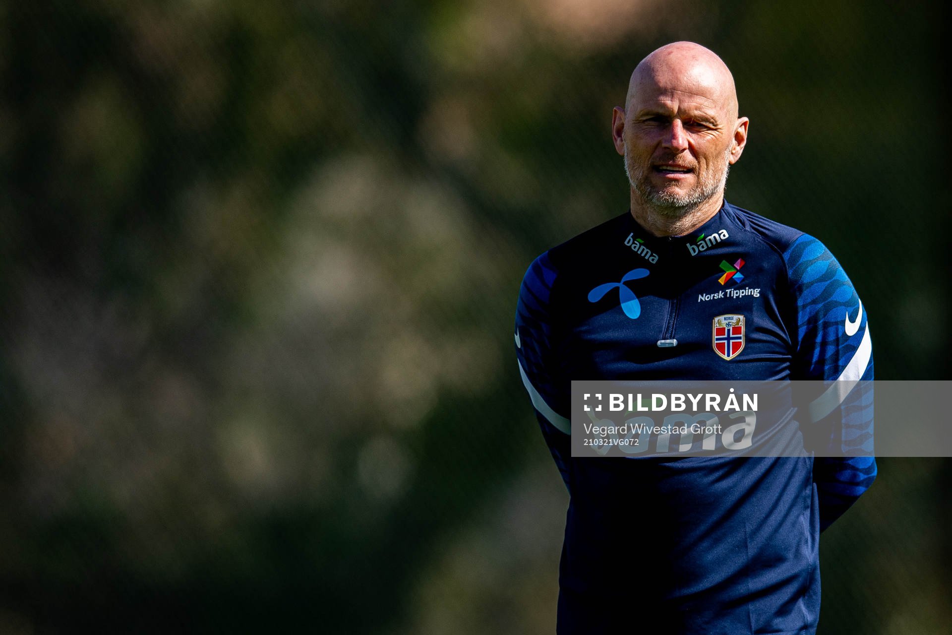 Ståle Solbakken, head coach of the Norwegian national
