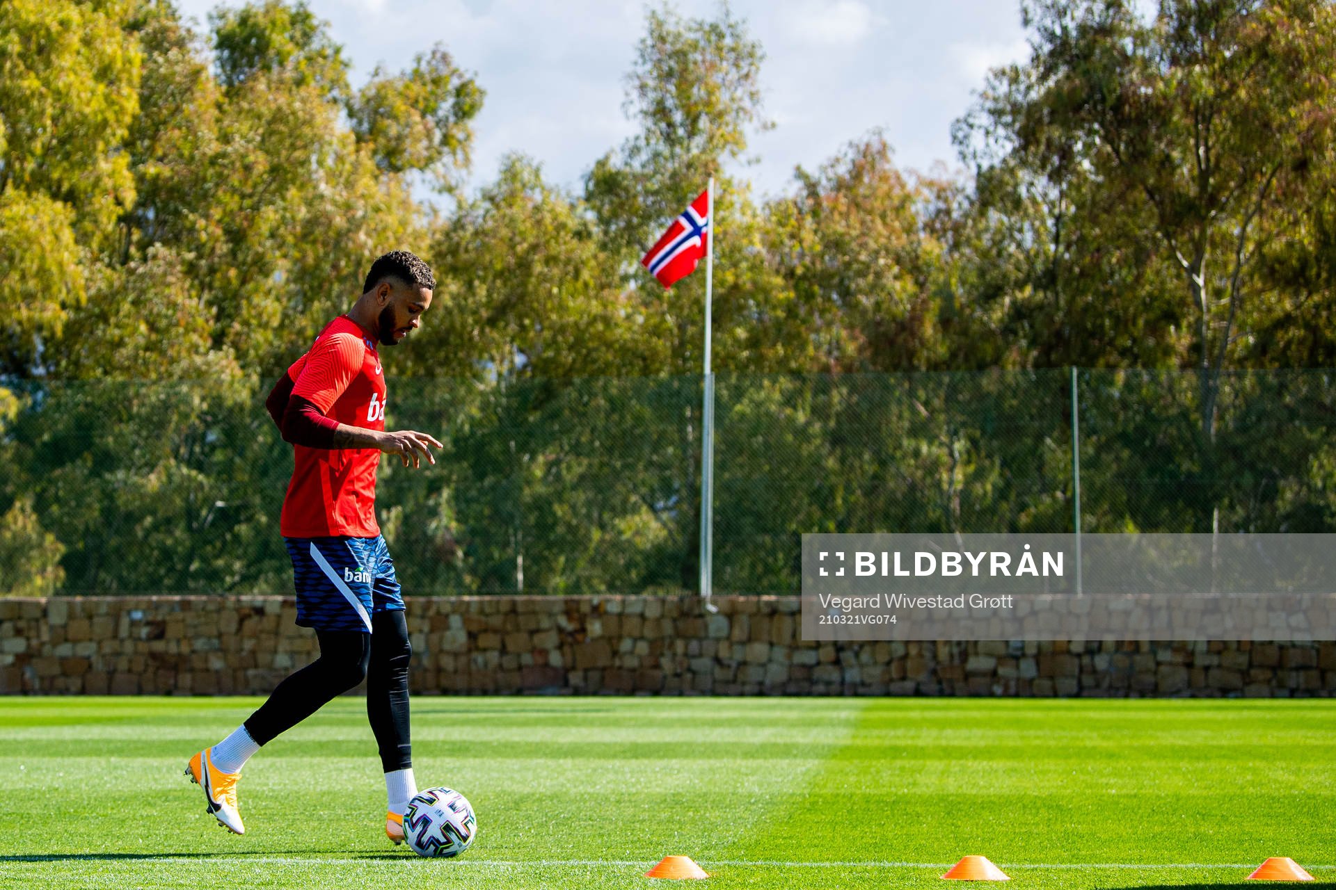 Joshua King of the Norwegian national football team