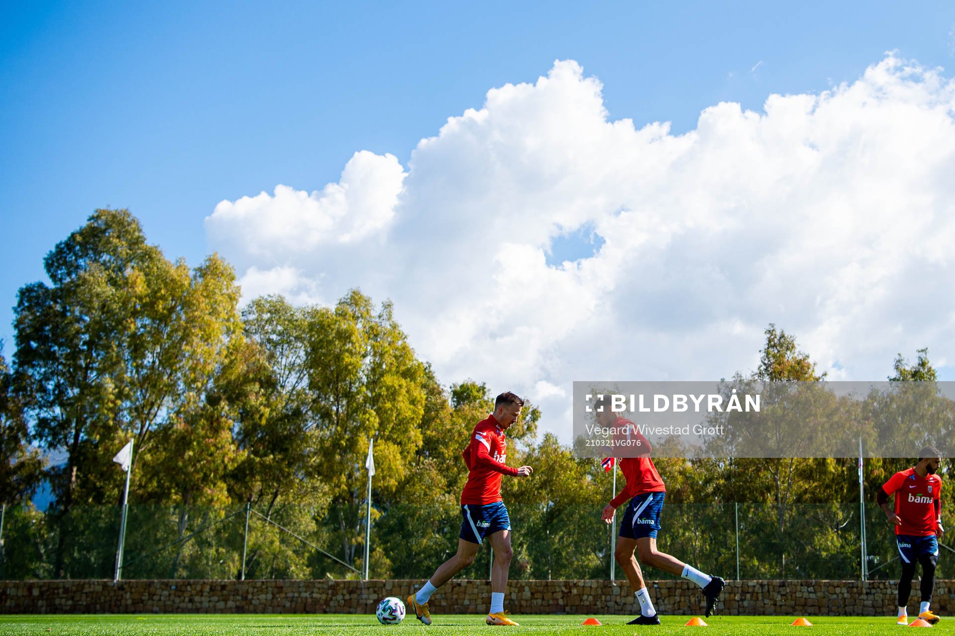 Martin Linnes and Bjørn Maars Johnsen of the Norwegian