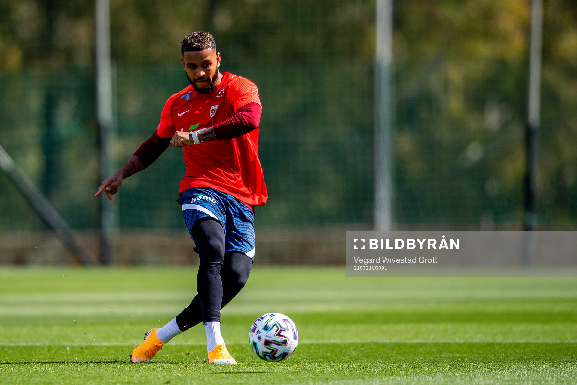 Joshua King of the Norwegian national football team