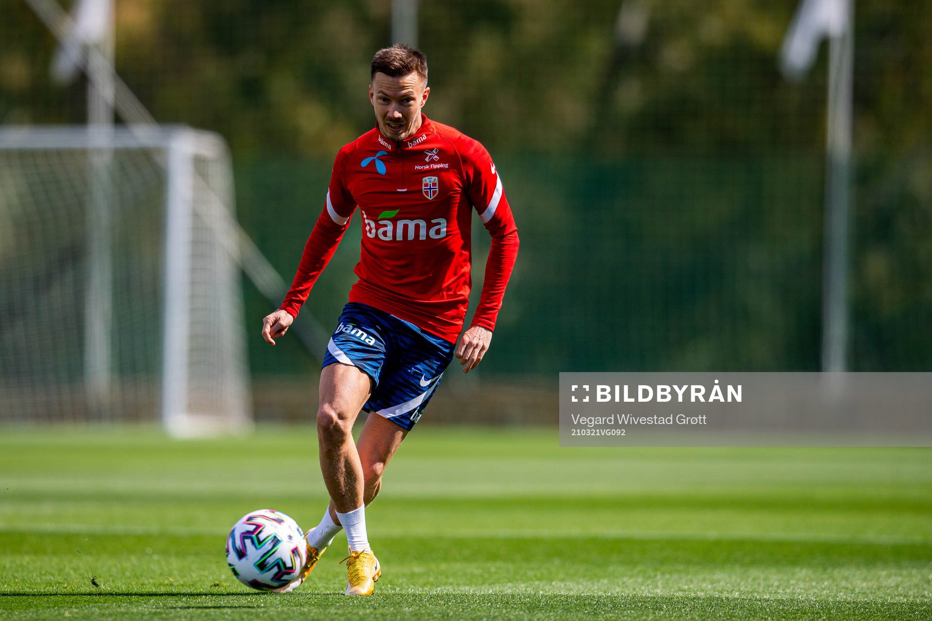 Martin Linnes of the Norwegian national football team