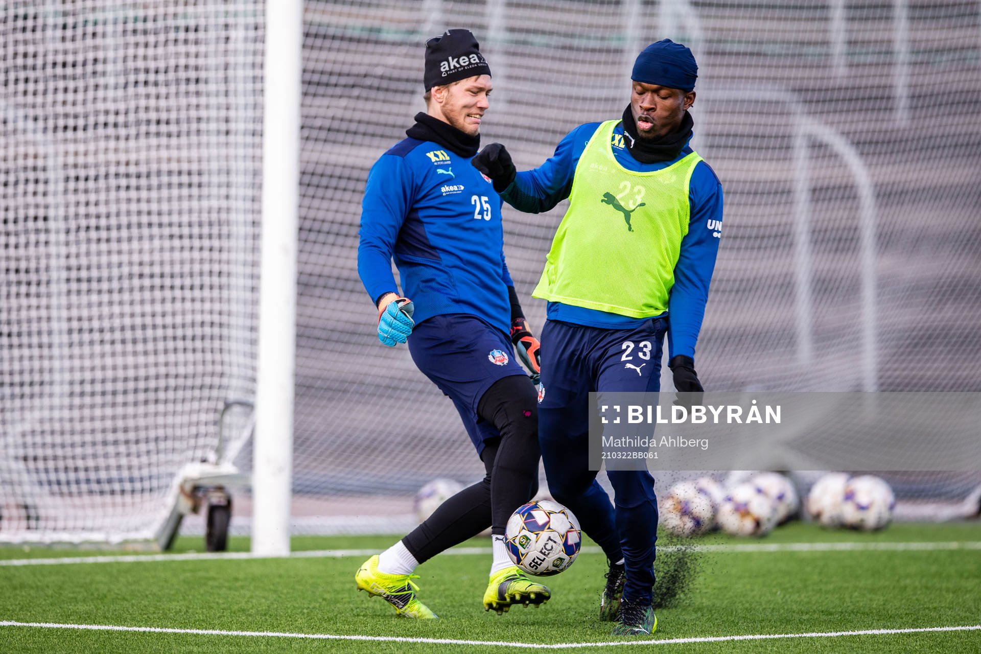 Kalle Joelsson och Noel Mbo