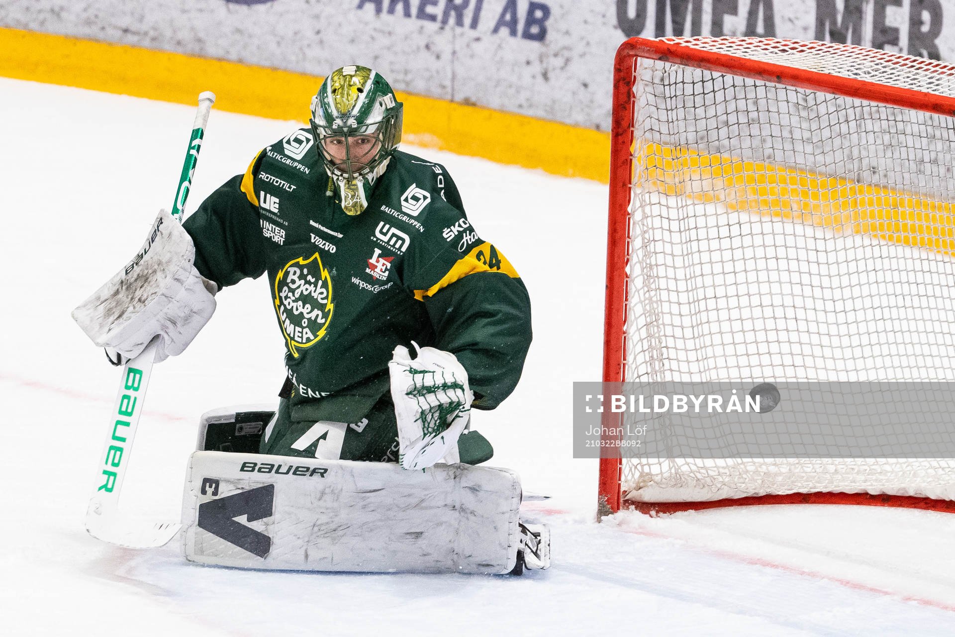 Björklövens målvakt Kevin Poulin