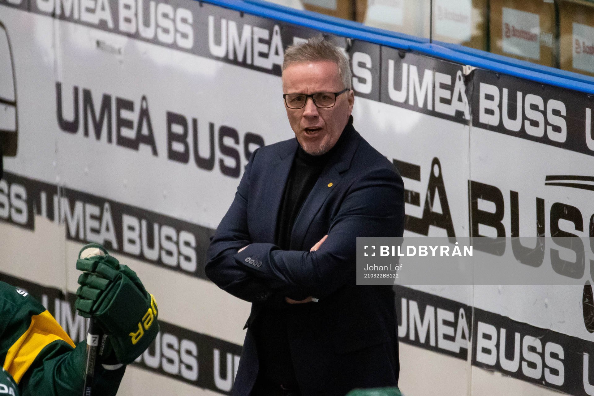 Björklövens tränare Hans Wallson