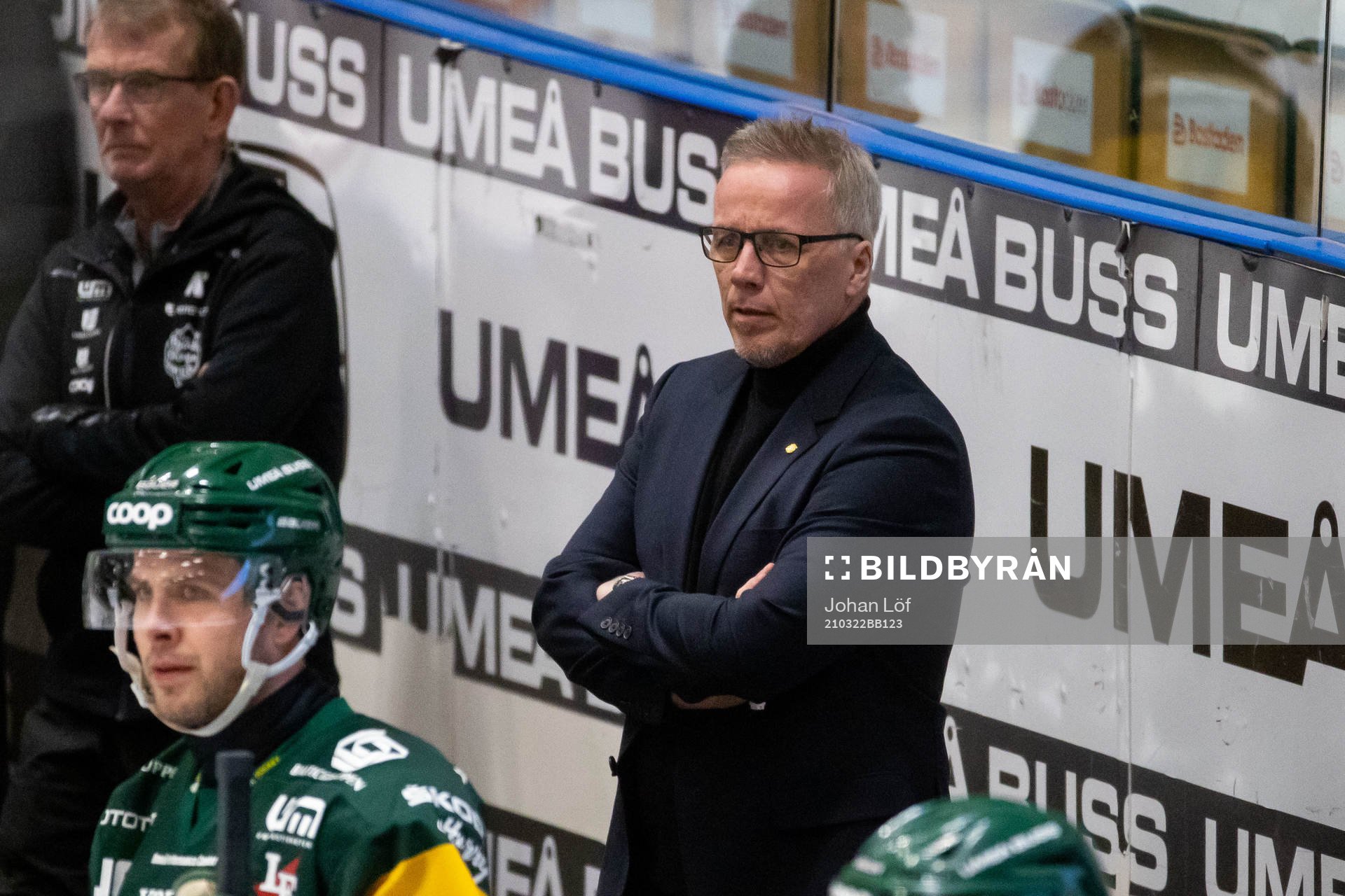 Björklövens tränare Hans Wallson