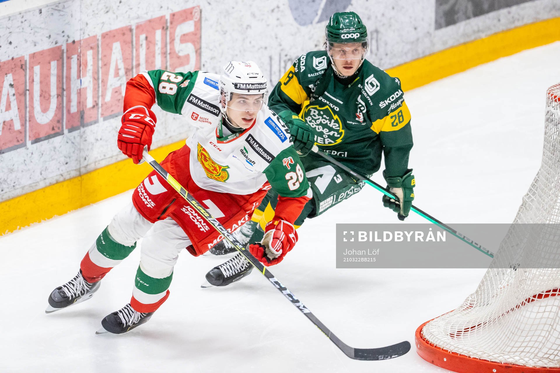 Moras Alexander Lundqvist och Björklövens Adam Plant