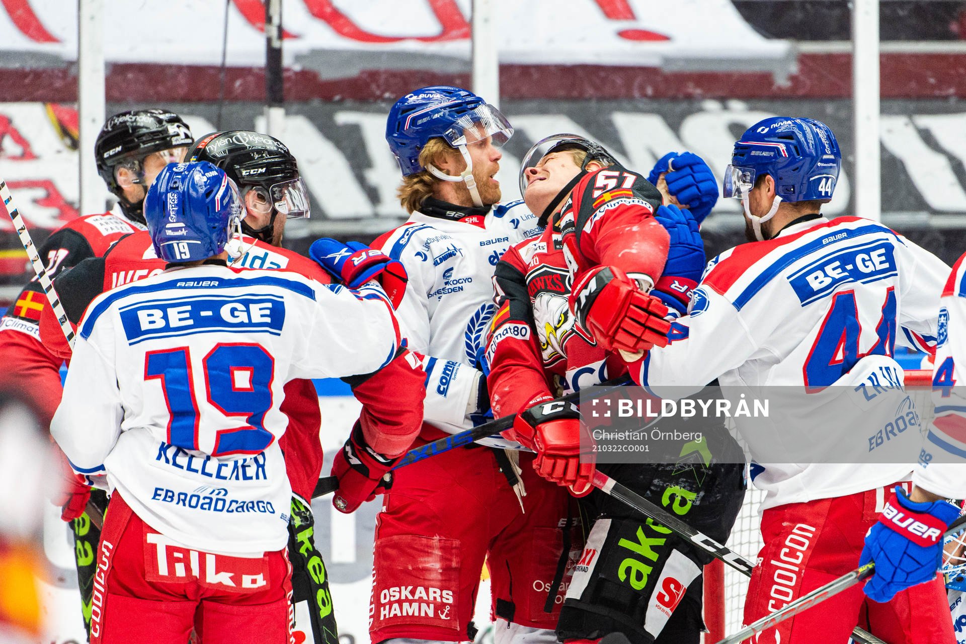 Malmö Redhawks Emil Sylvegård i bråk med Oskarshamns