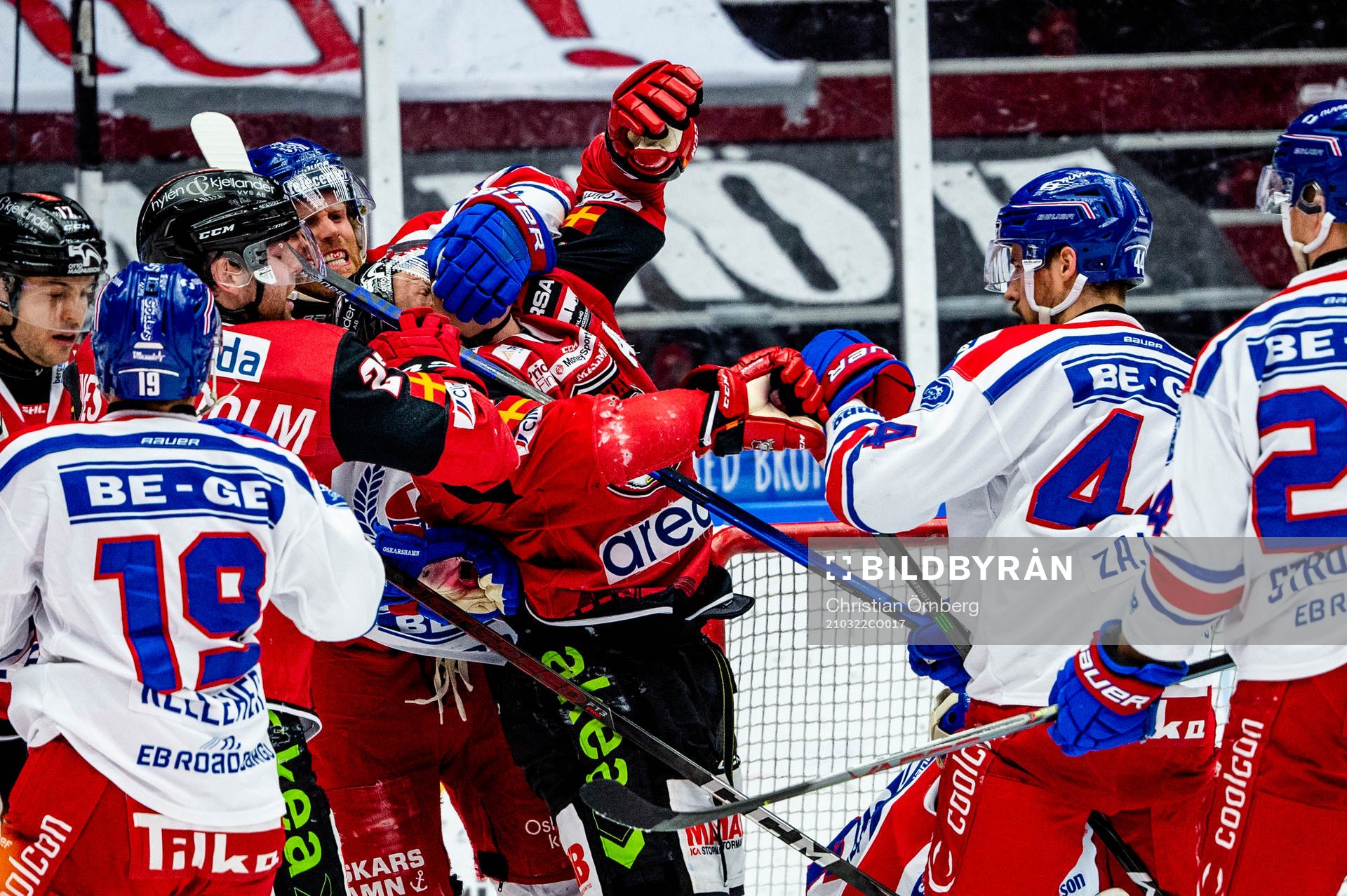 Malmö Redhawks Emil Sylvegård i bråk med Oskarshamns