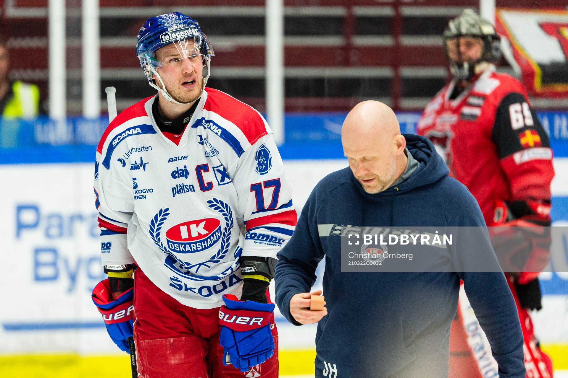 Oskarshamns Jonas Engström har ont