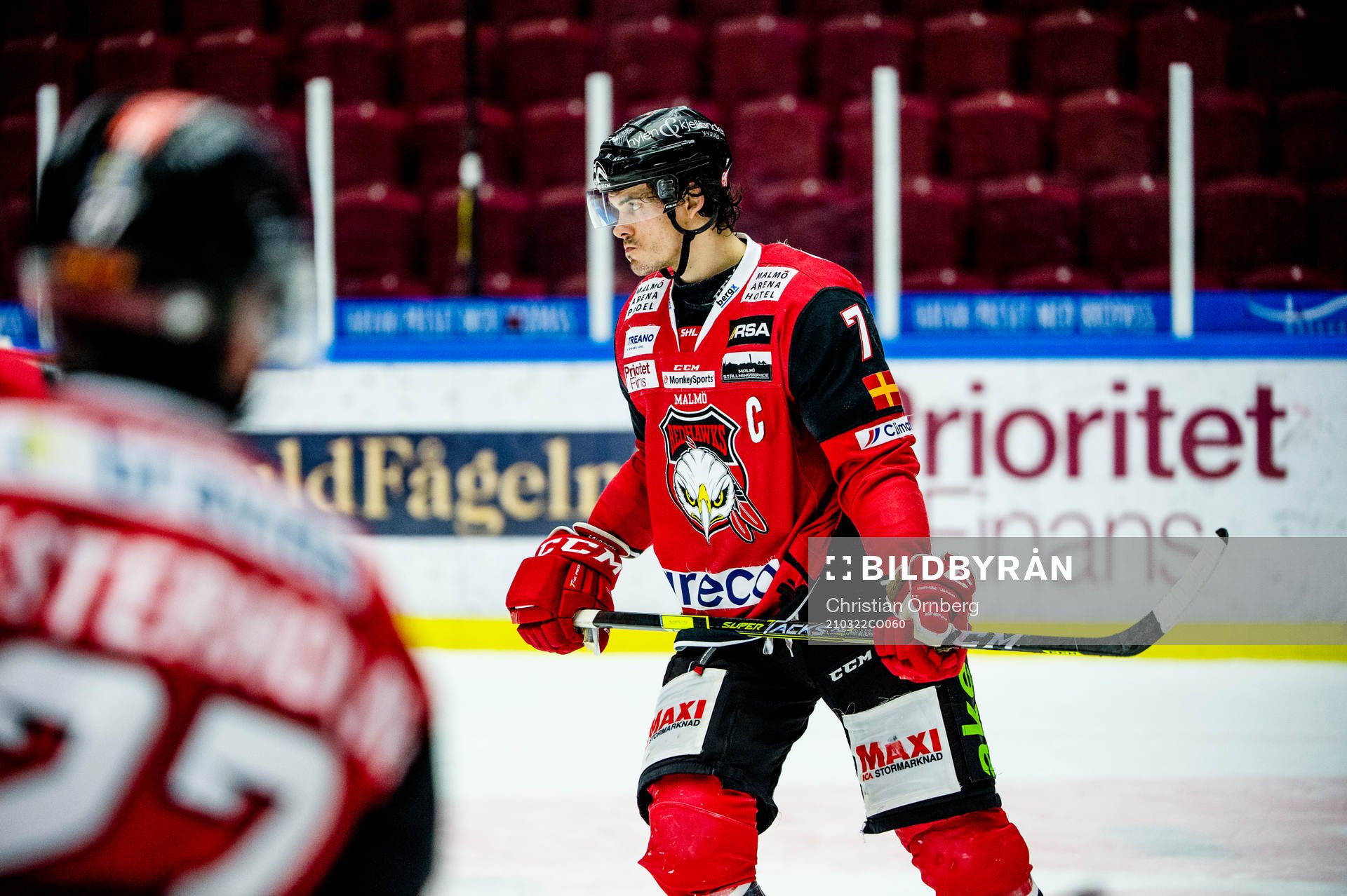 Malmö Redhawks Oliver Lauridsen deppar