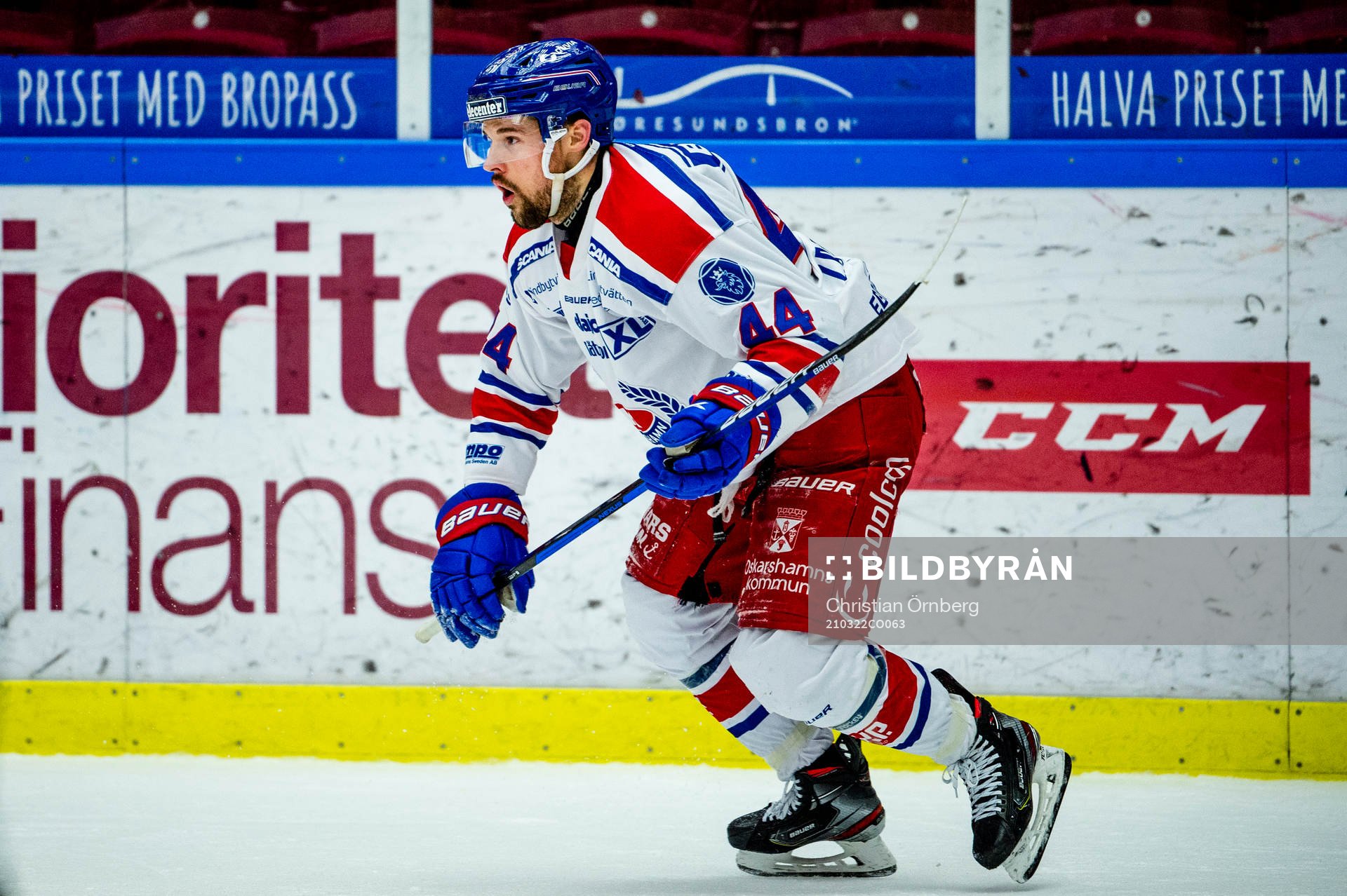 Oskarshamns Nolan Zajac jublar