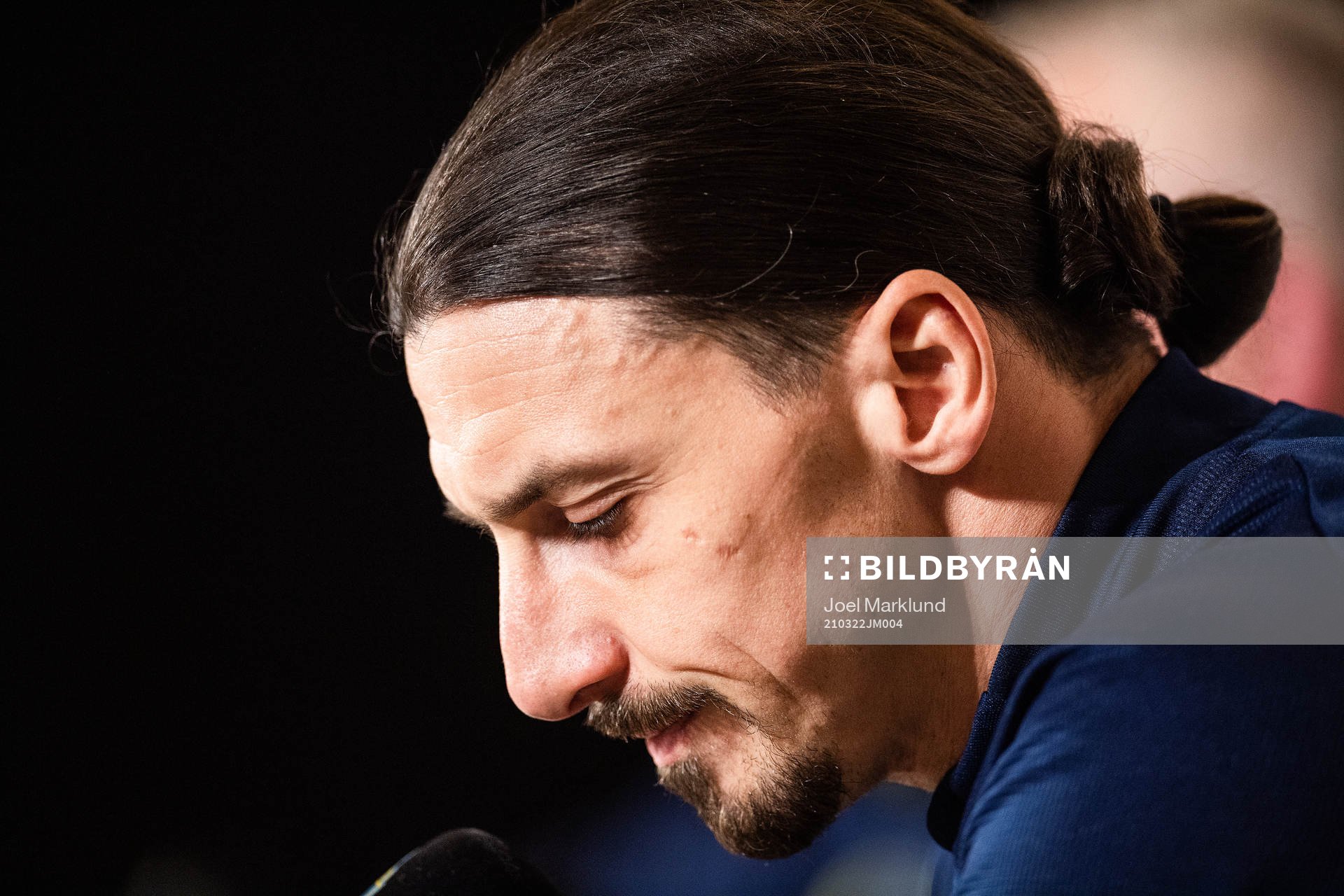 Zlatan Ibrahimovic of the Swedish national football team