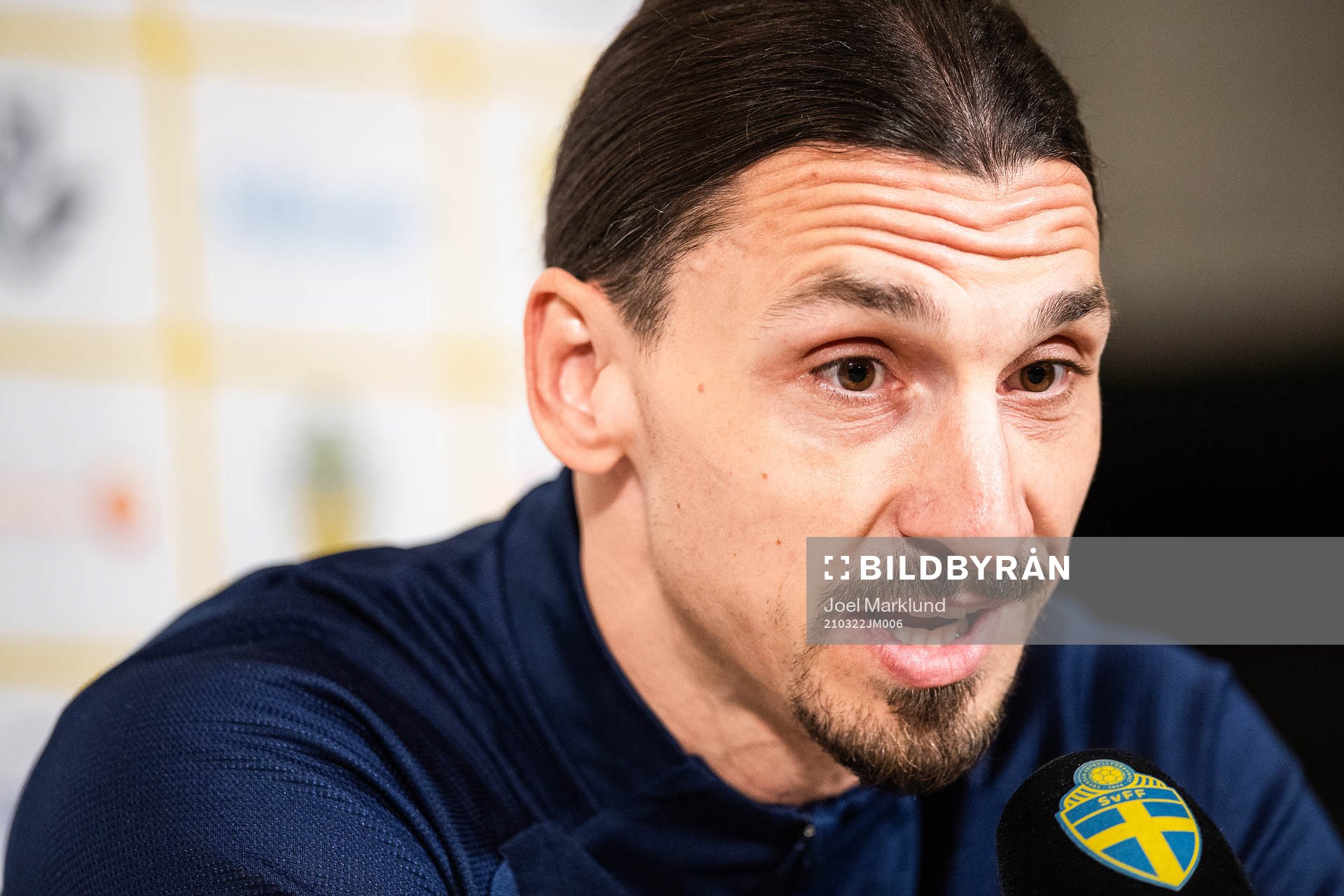 Zlatan Ibrahimovic of the Swedish national football team