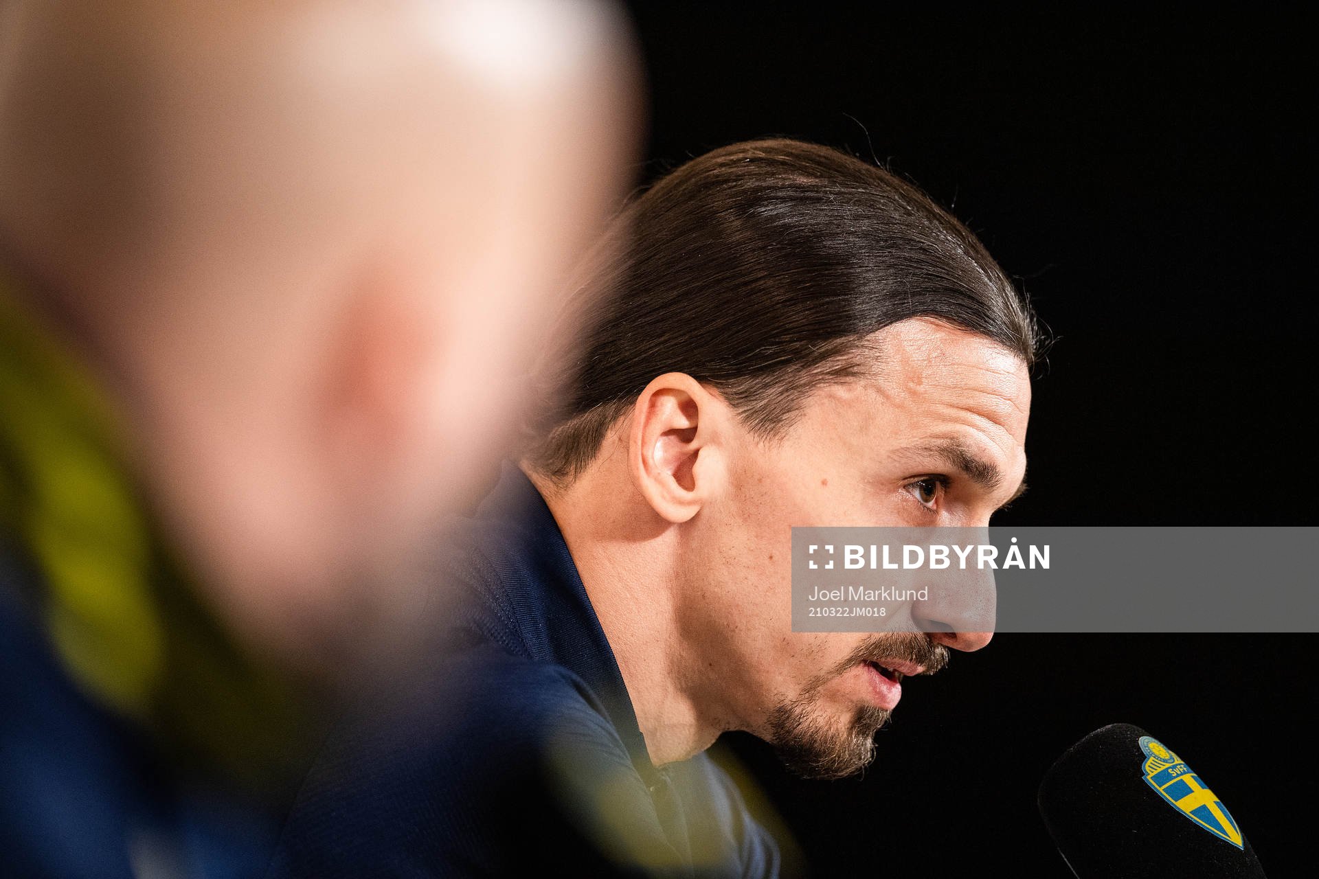 Zlatan Ibrahimovic of the Swedish national football team