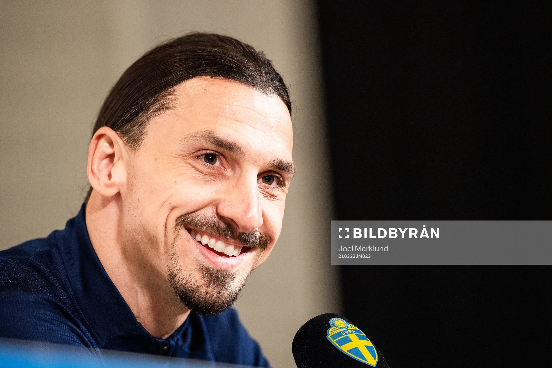 Zlatan Ibrahimovic of the Swedish national football team