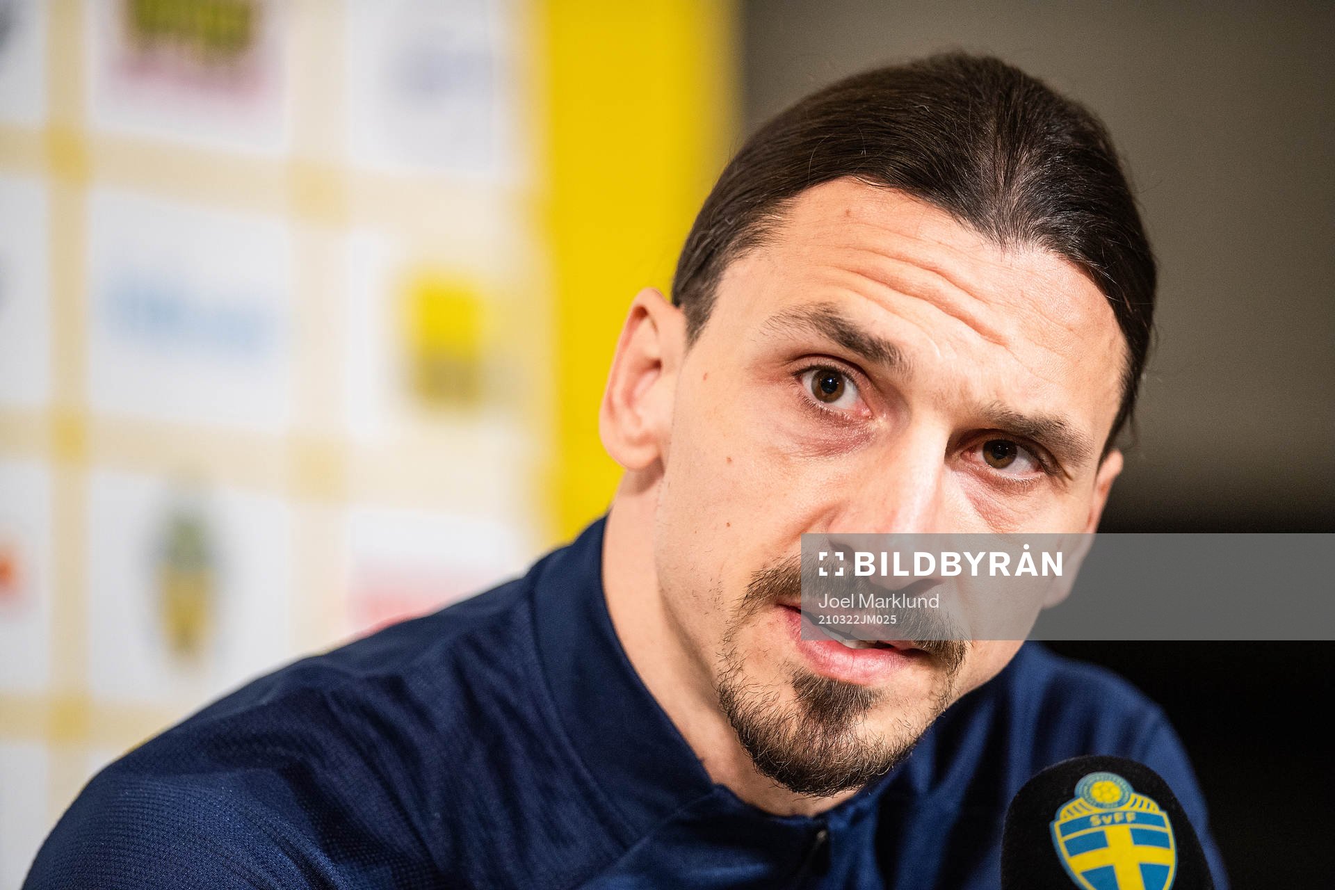 Zlatan Ibrahimovic of the Swedish national football team