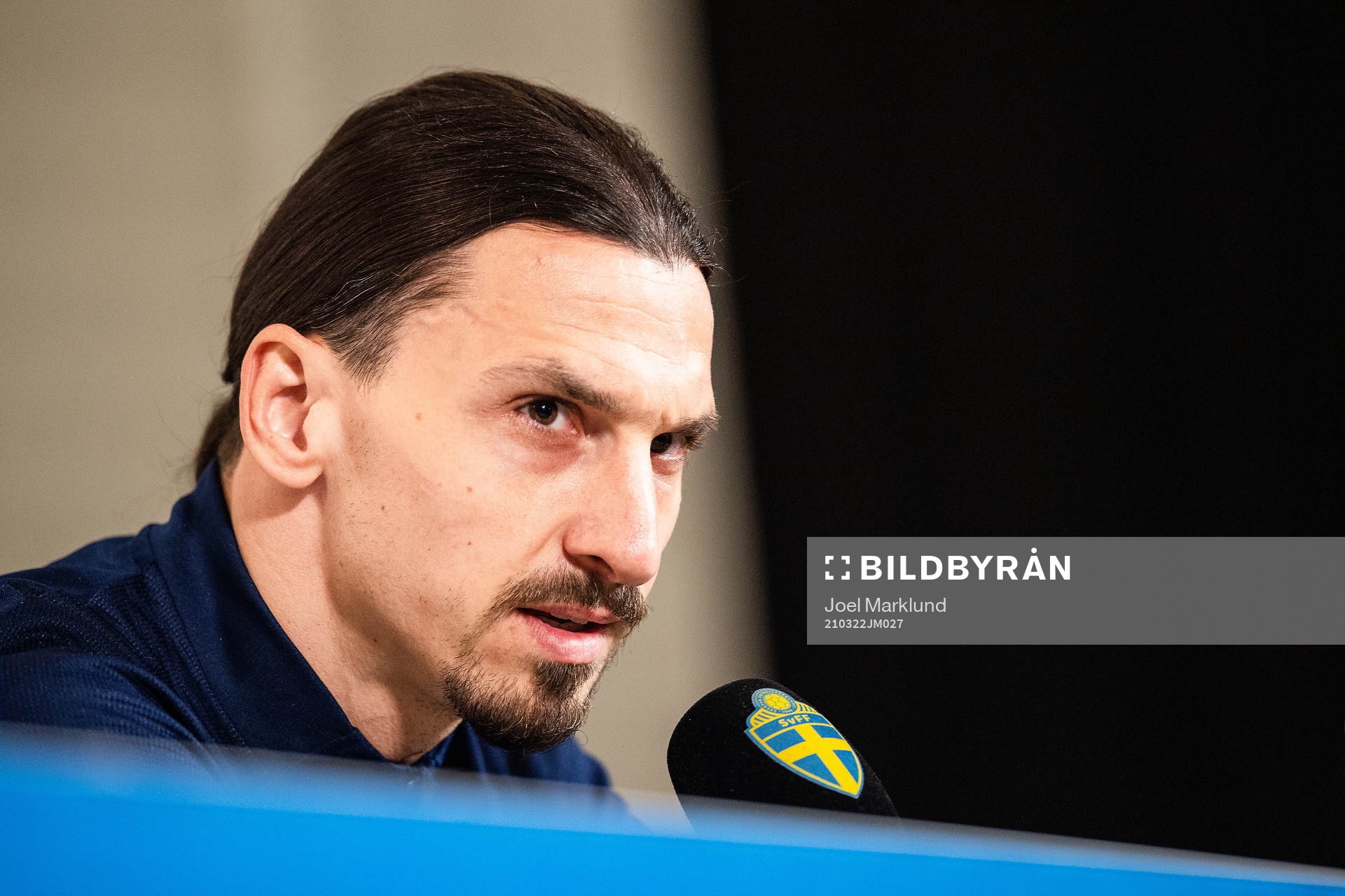 Zlatan Ibrahimovic of the Swedish national football team