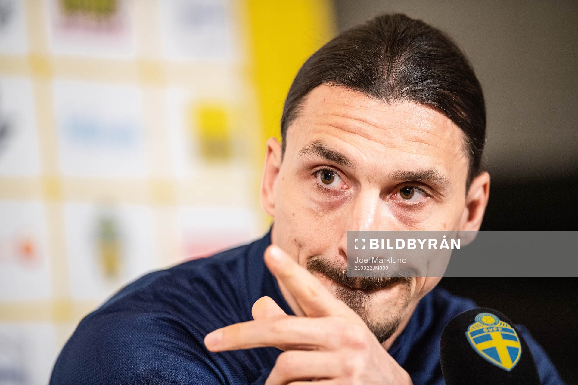 Zlatan Ibrahimovic of the Swedish national football team