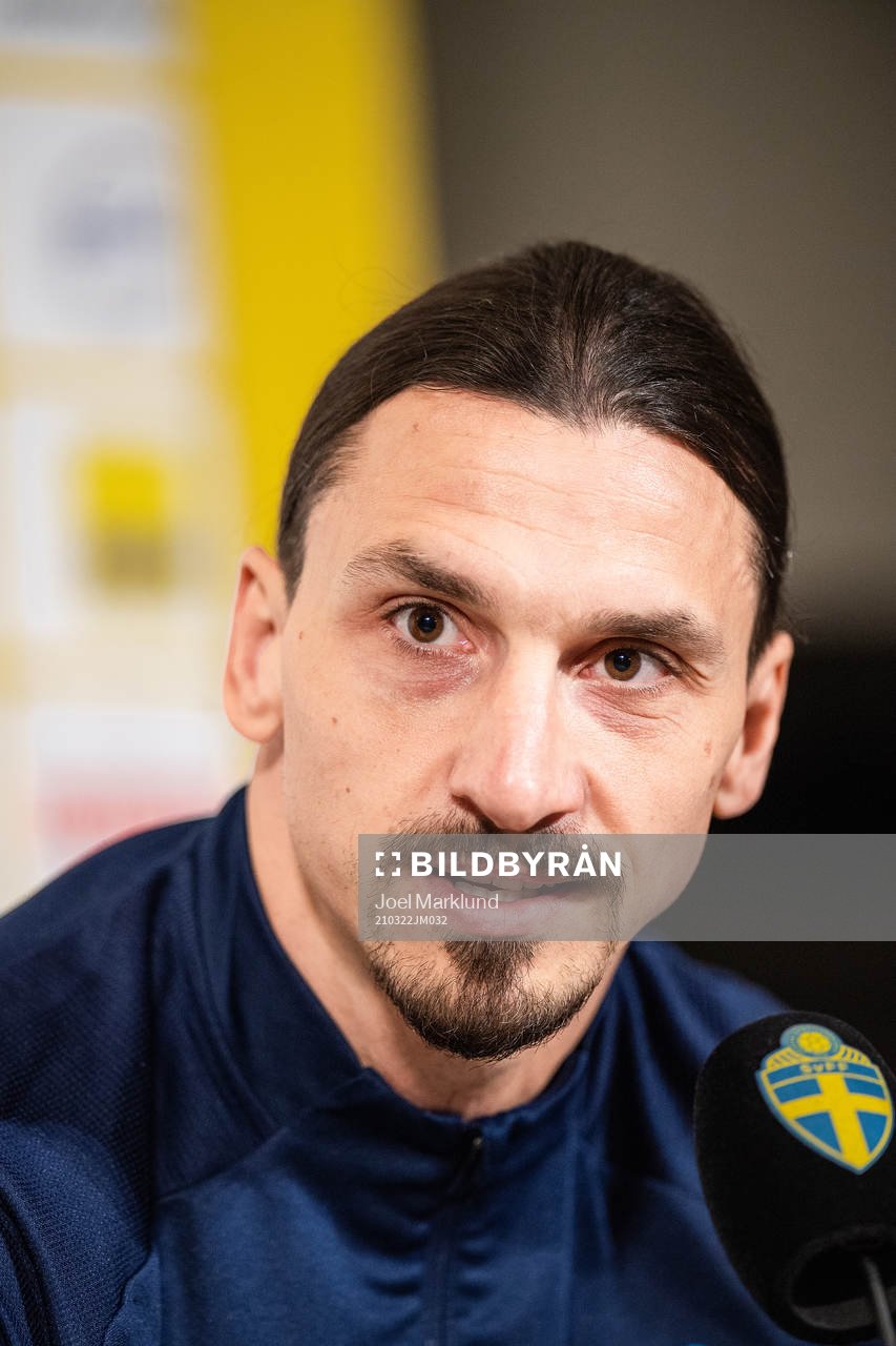 Zlatan Ibrahimovic of the Swedish national football team