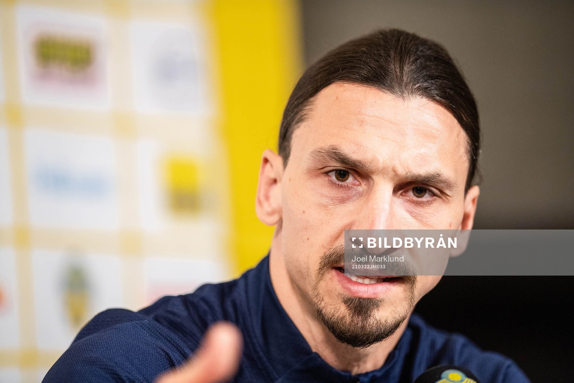 Zlatan Ibrahimovic of the Swedish national football team
