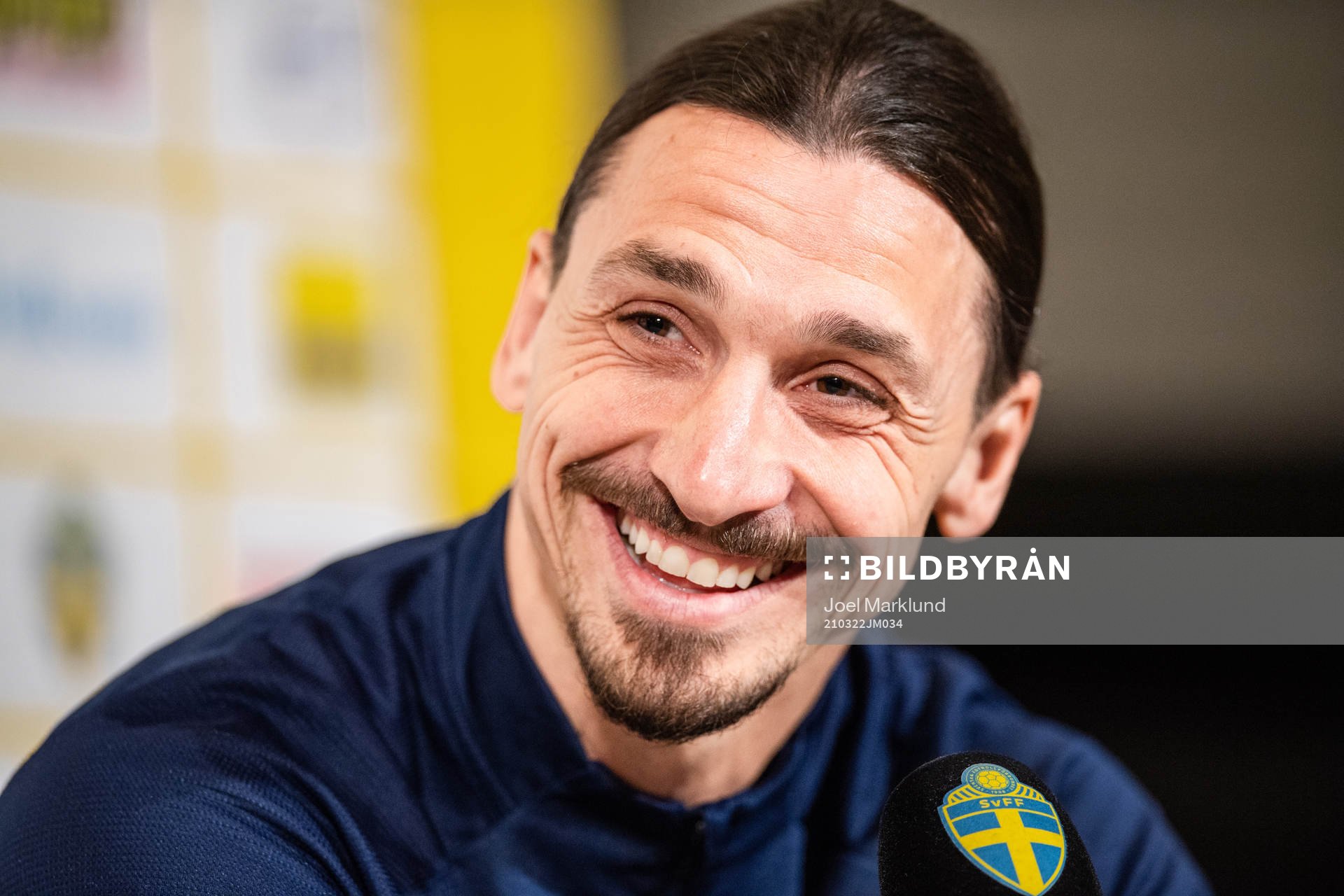 Zlatan Ibrahimovic of the Swedish national football team