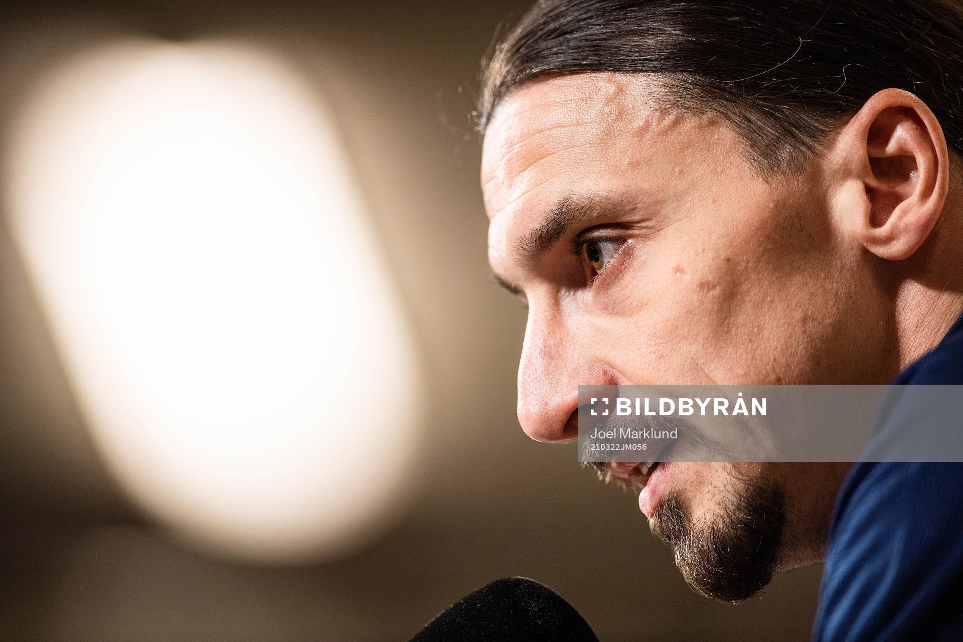 Zlatan Ibrahimovic of the Swedish national football team