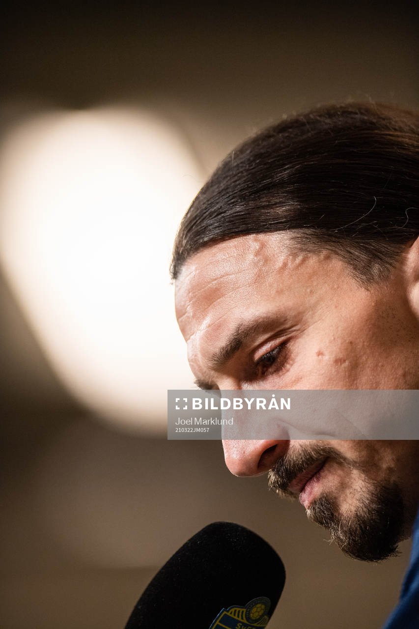 Zlatan Ibrahimovic of the Swedish national football team