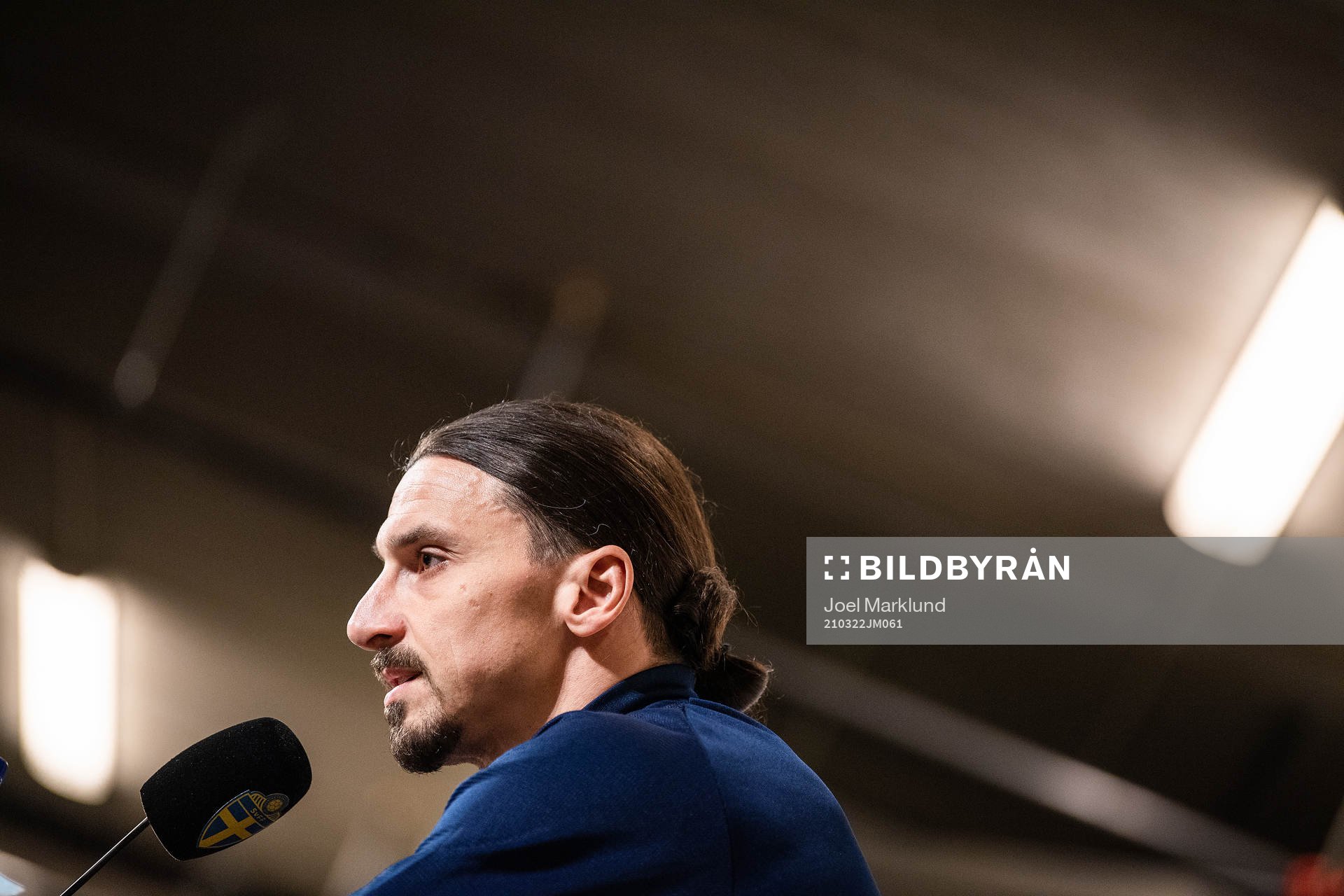 Zlatan Ibrahimovic of the Swedish national football team