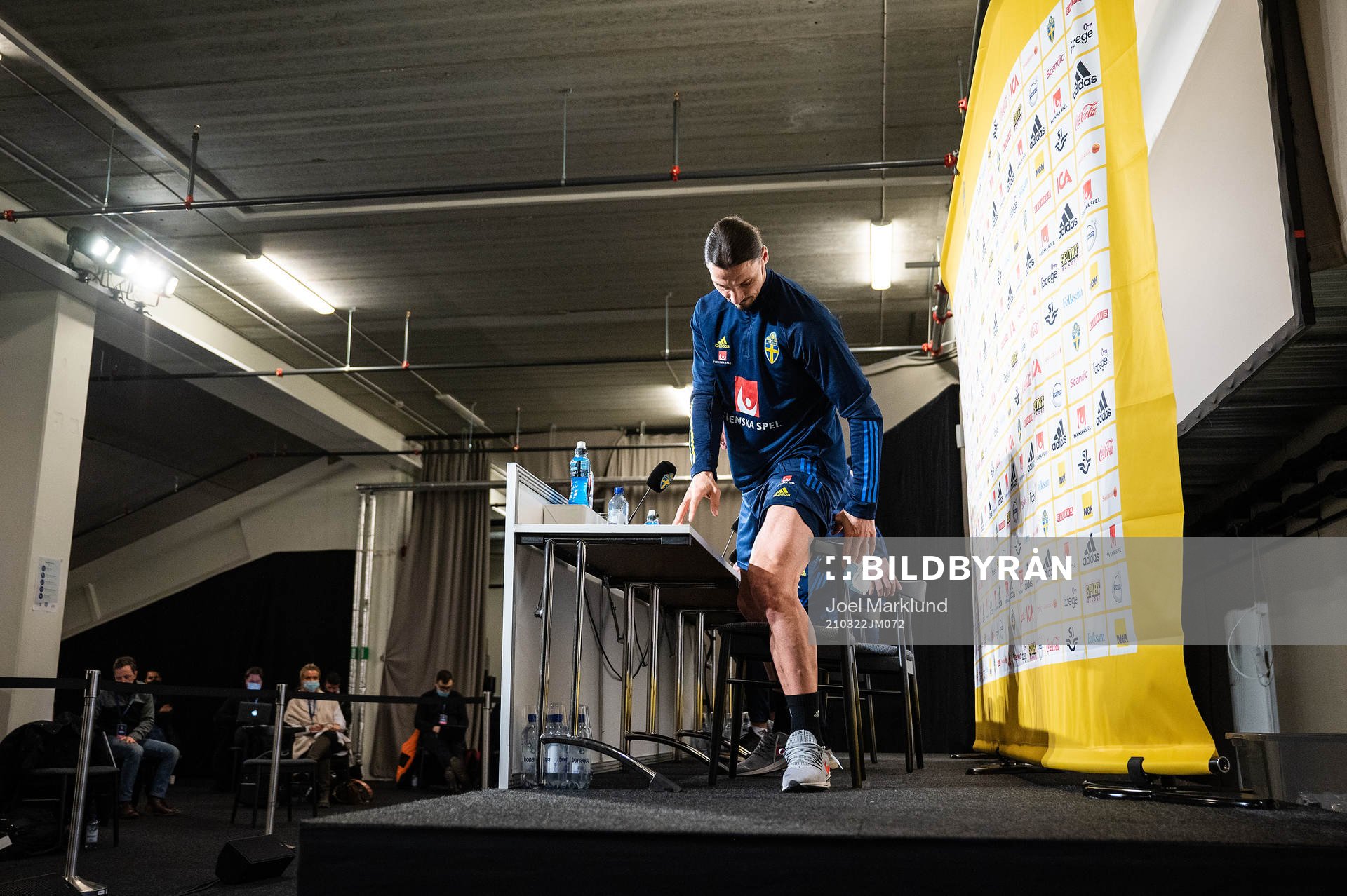 Zlatan Ibrahimovic of the Swedish national football team