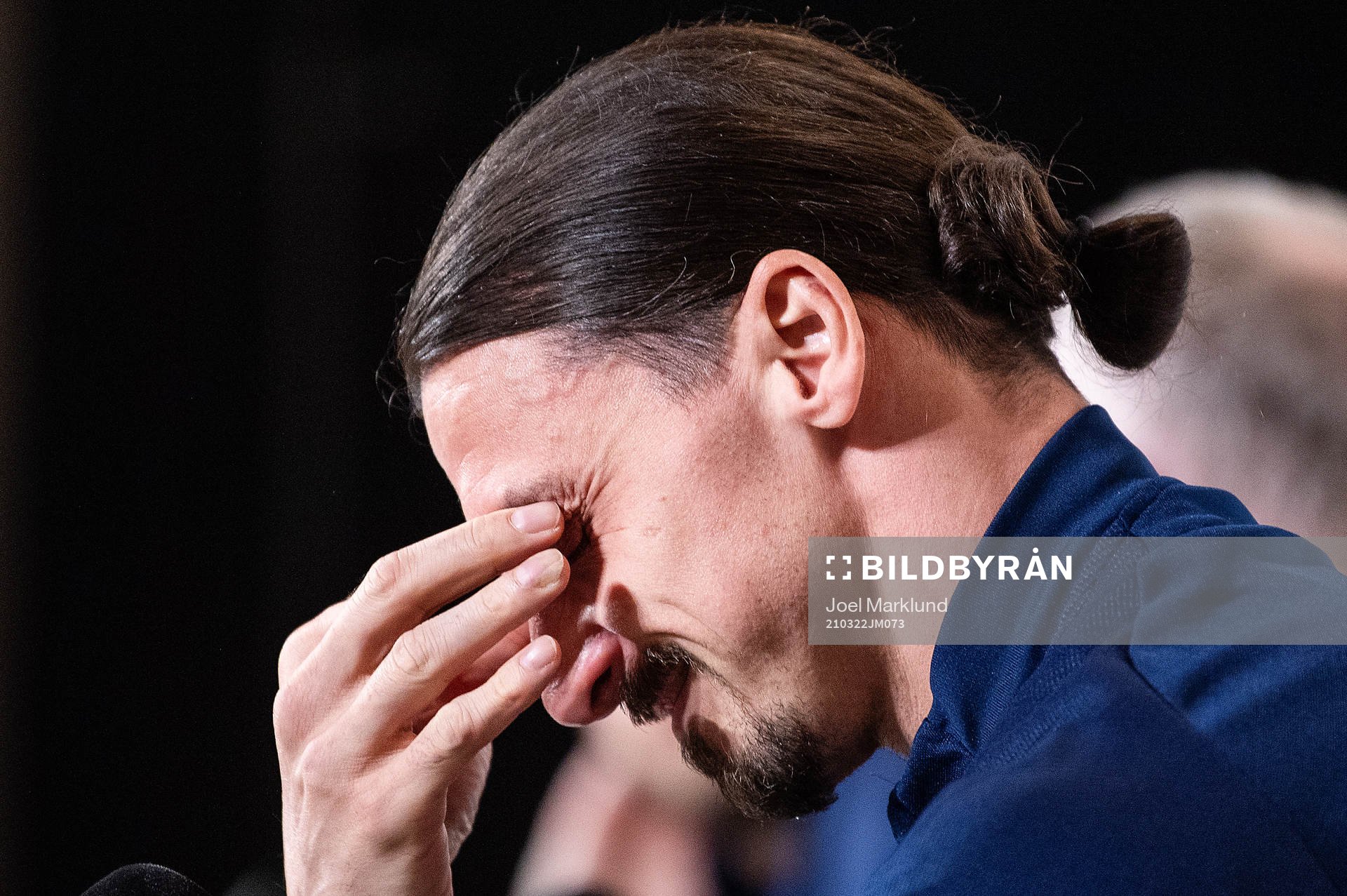 Zlatan Ibrahimovic of the Swedish national football team