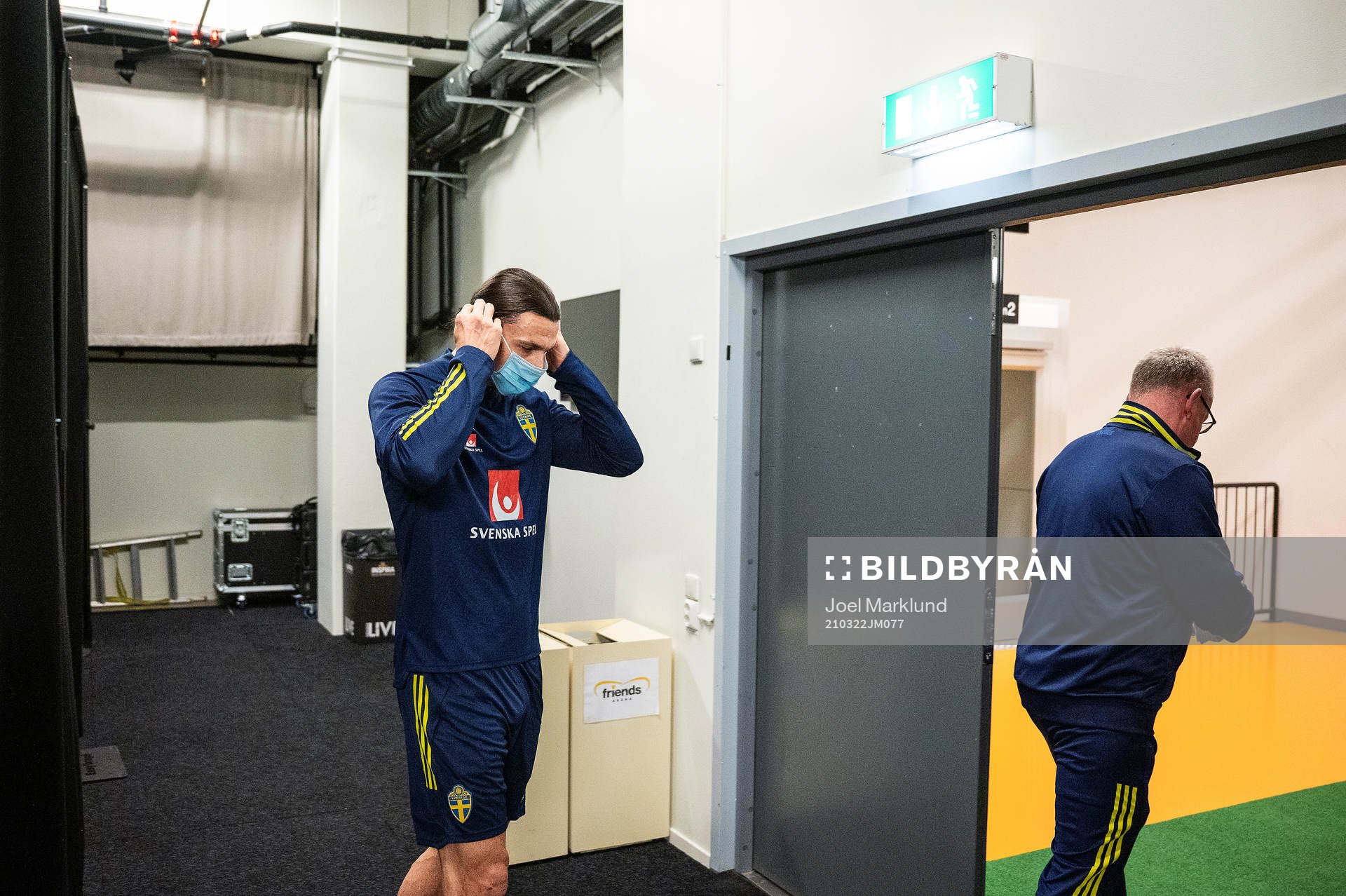 Zlatan Ibrahimovic of the Swedish national football team