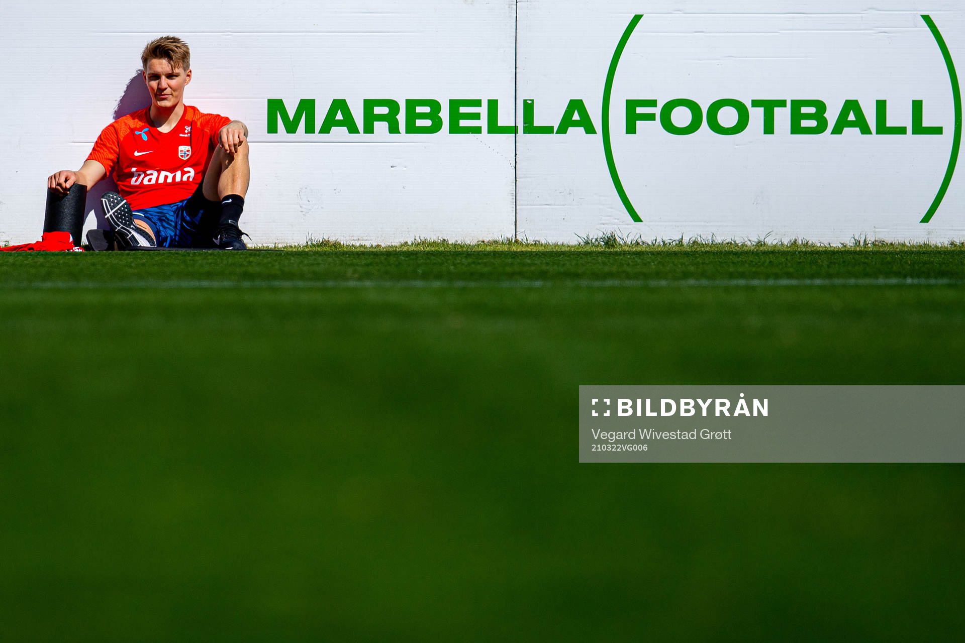 Martin Ødegaard of the Norwegian national football team