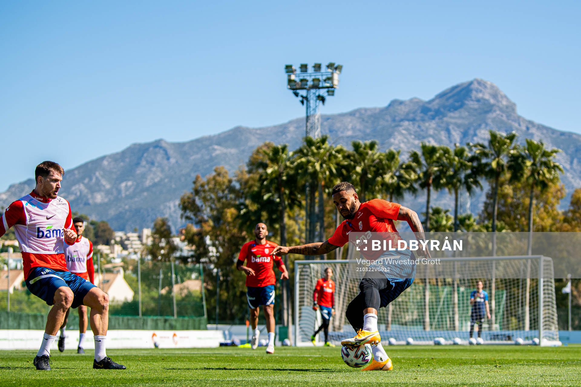 Joshua King of the Norwegian national football team