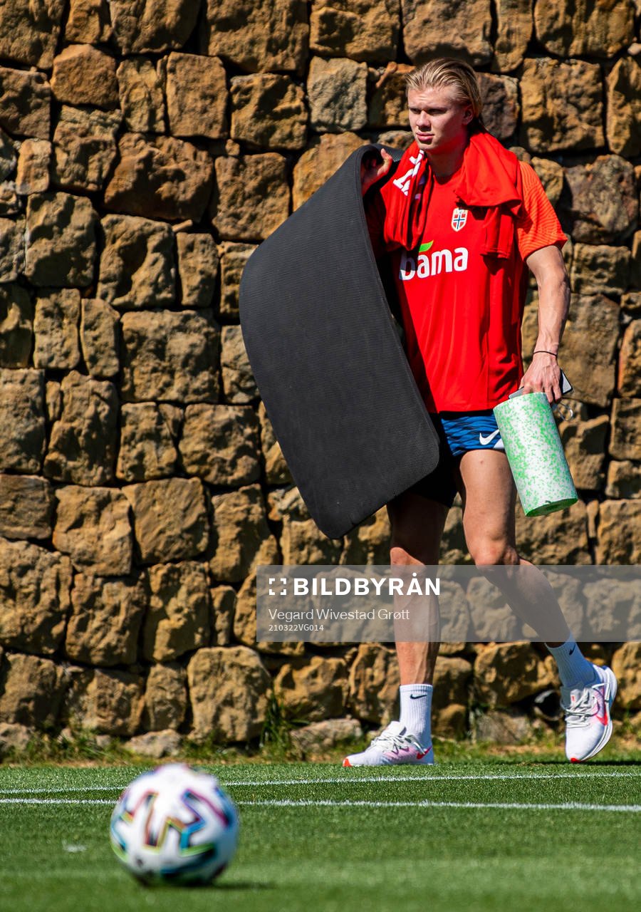 Erling Braut Haaland of the Norwegian national football team