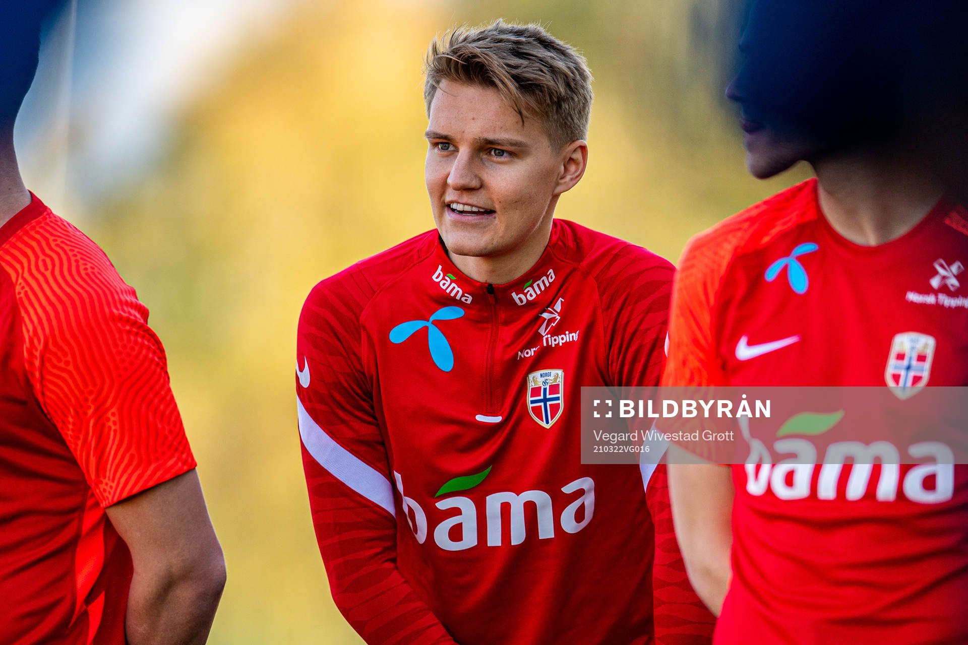 Martin Ødegaard of the Norwegian national football team