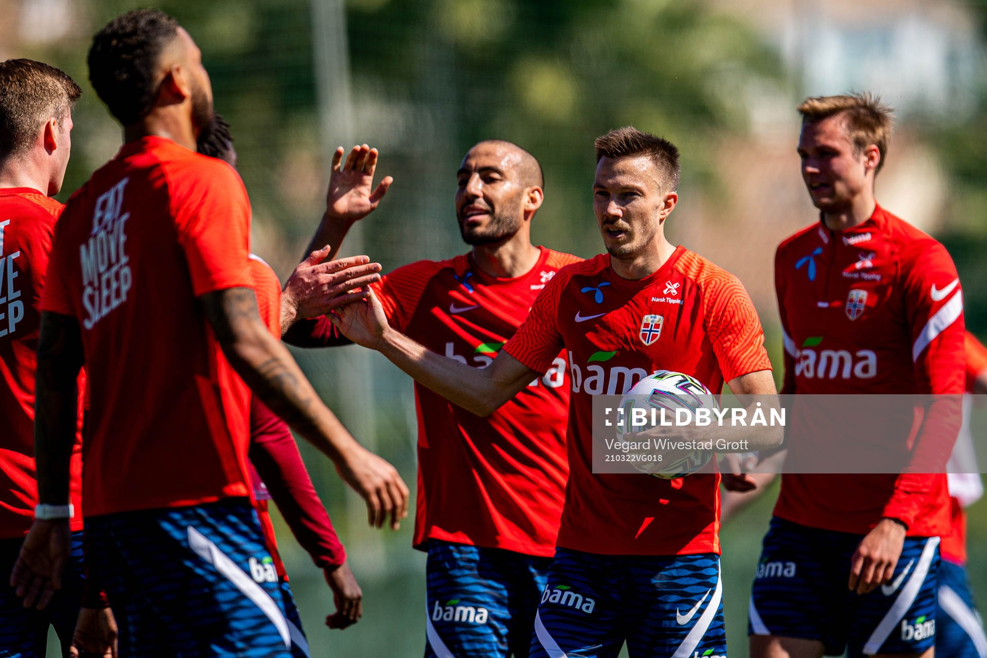 Martin Linnes of the Norwegian national football team