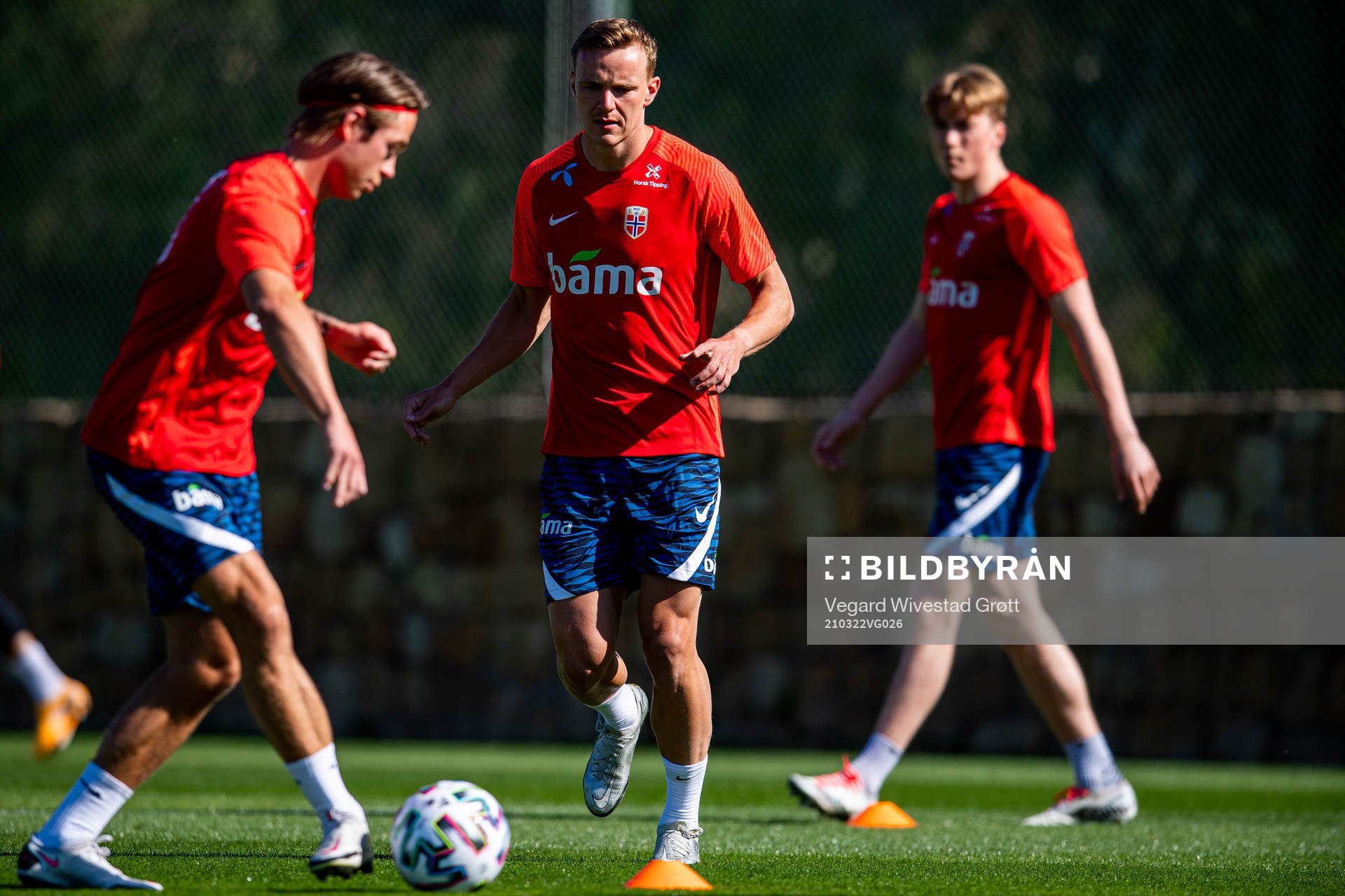 Patrick Berg and Marius Lode of the Norwegian national