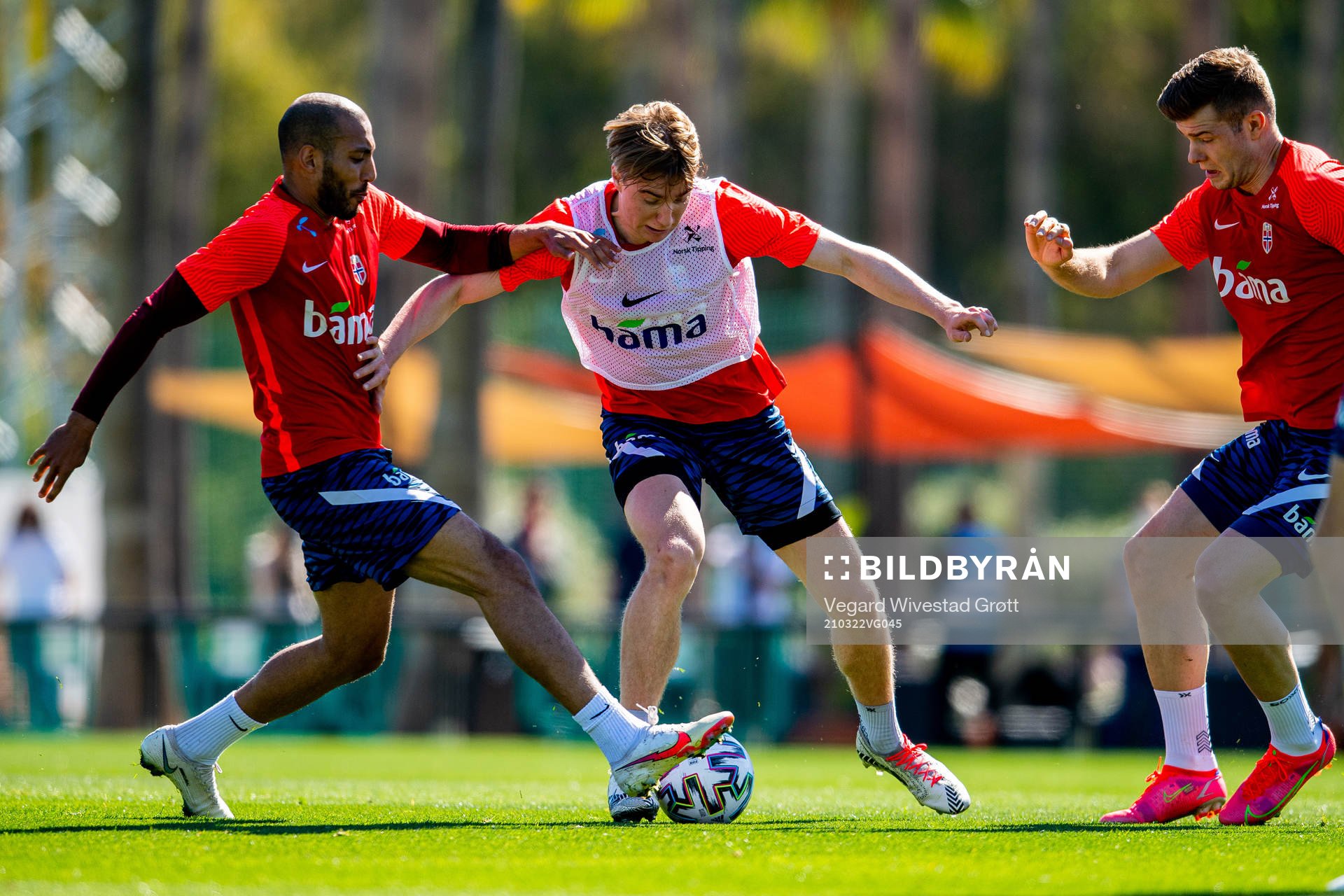 Haitam Aleesami, Kristian Thorstvedt and Alexander Sørloth