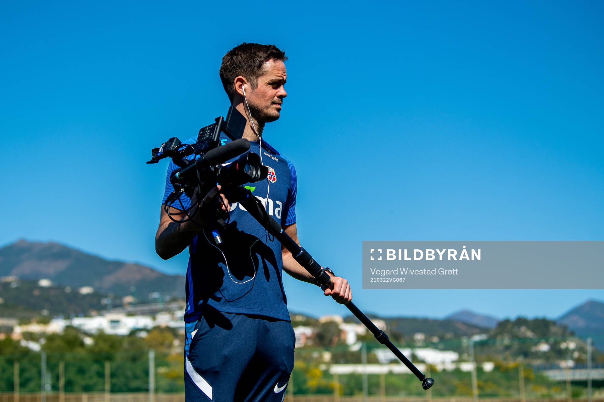 Terje Skeie, video reporter of the Norwegian national