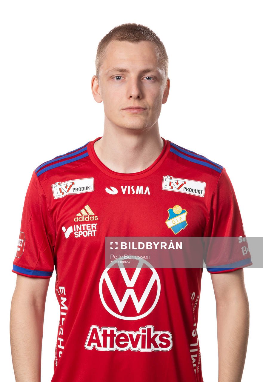 Östers Billy Nordström poserar för ett porträtt den 23 mars 2021 i Växjö.