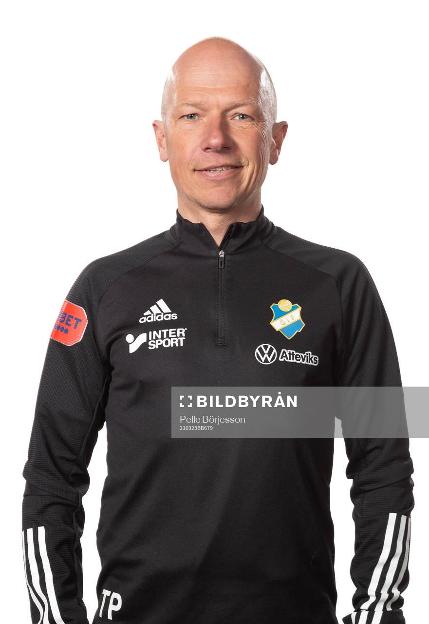 Östers massör och sjukvård Torbjörn Pettersson poserar för ett porträtt den 23 mars 2021 i Växjö.