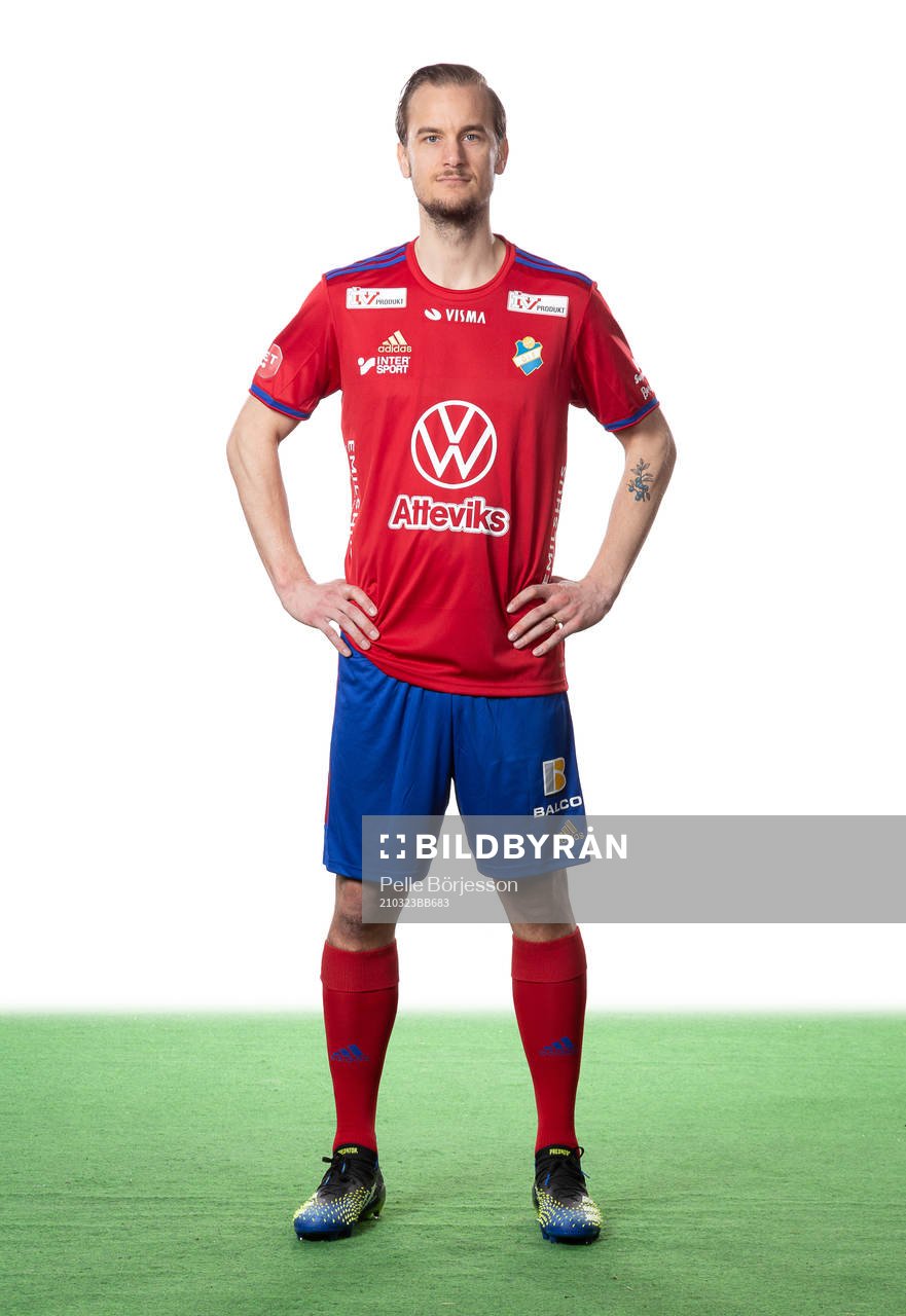 Östers Månz Berg poserar för ett porträtt den 23 mars 2021 i Växjö.