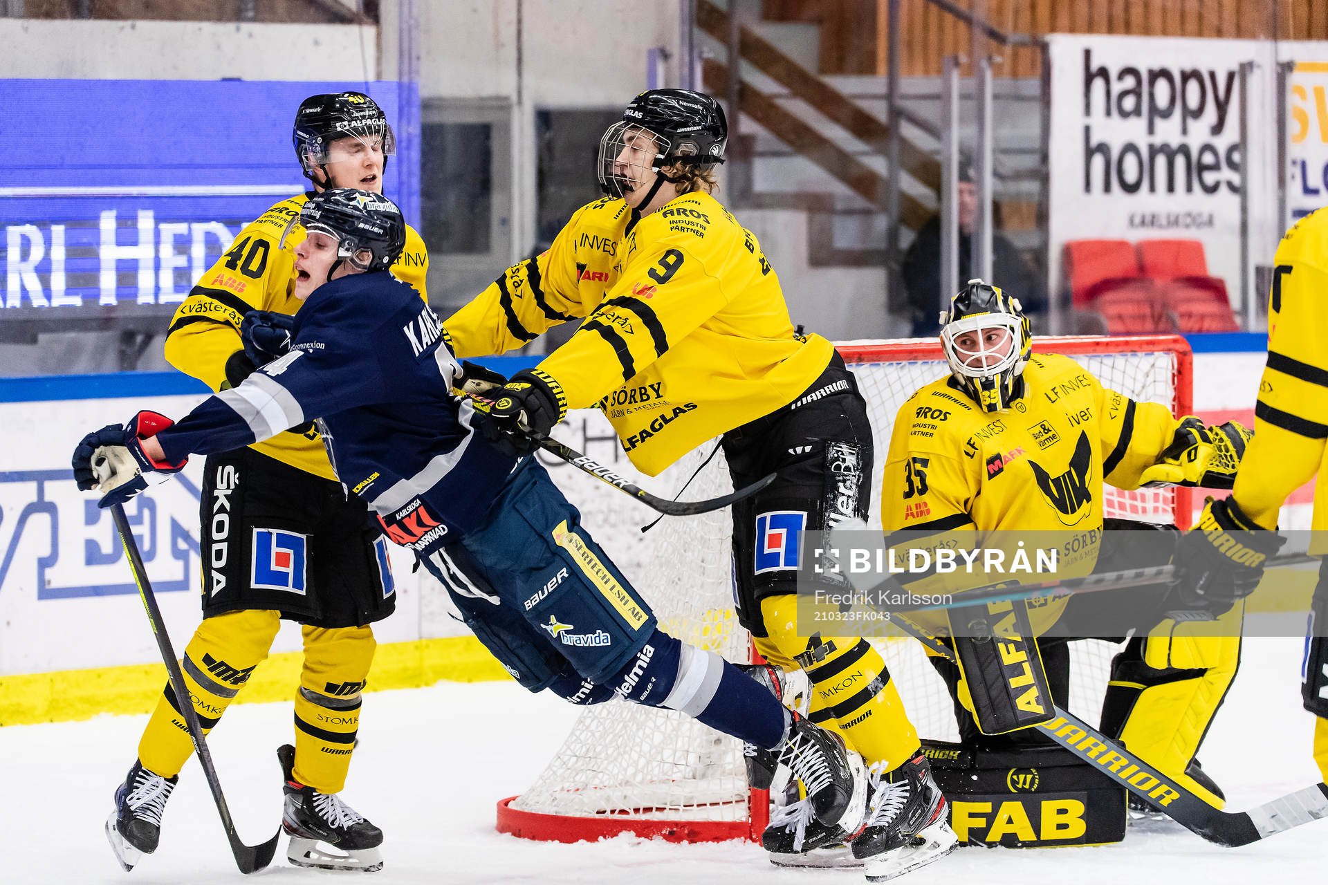 Karlskogas Linus Karlsson och Västerås Simon Edvinsson