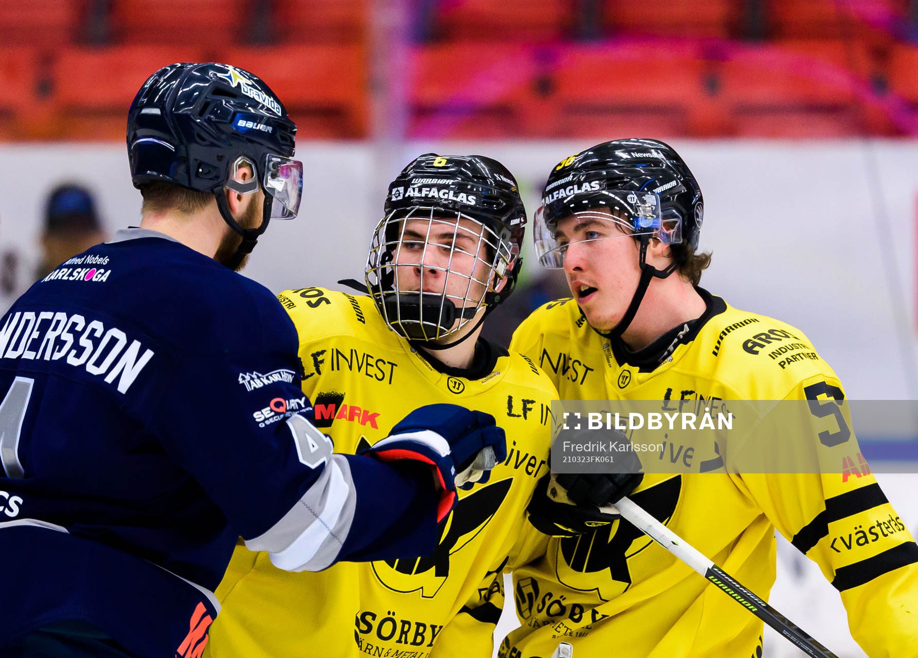Karlskogas Alexander Leandersson i bråk med Västerås