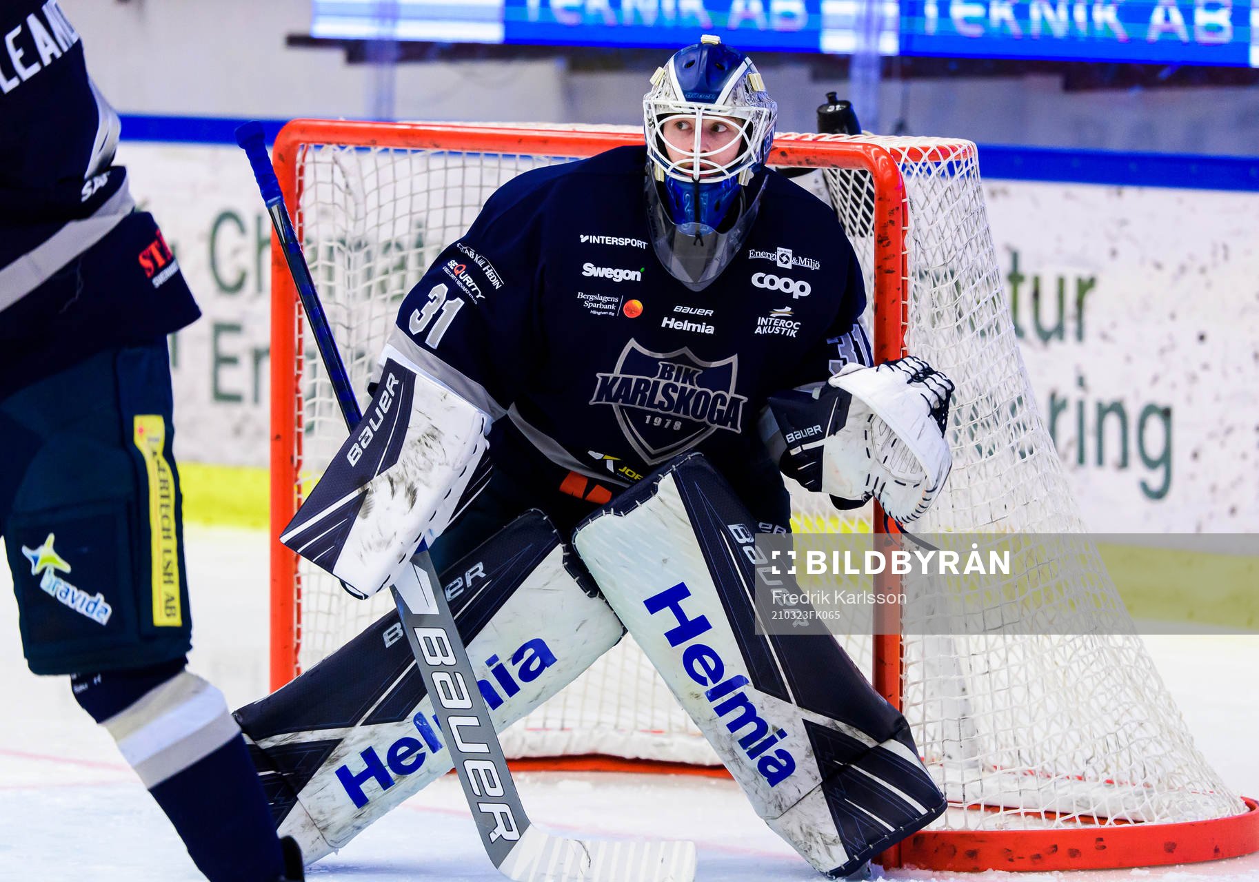 Karlskogas målvakt Tim Juel