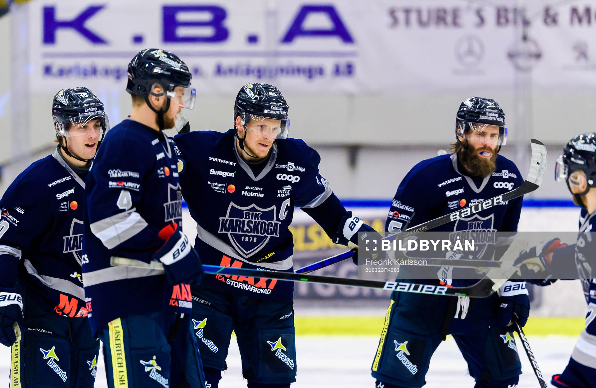 Karlskogas David Lilja, Alexander Leandersson, Mikael